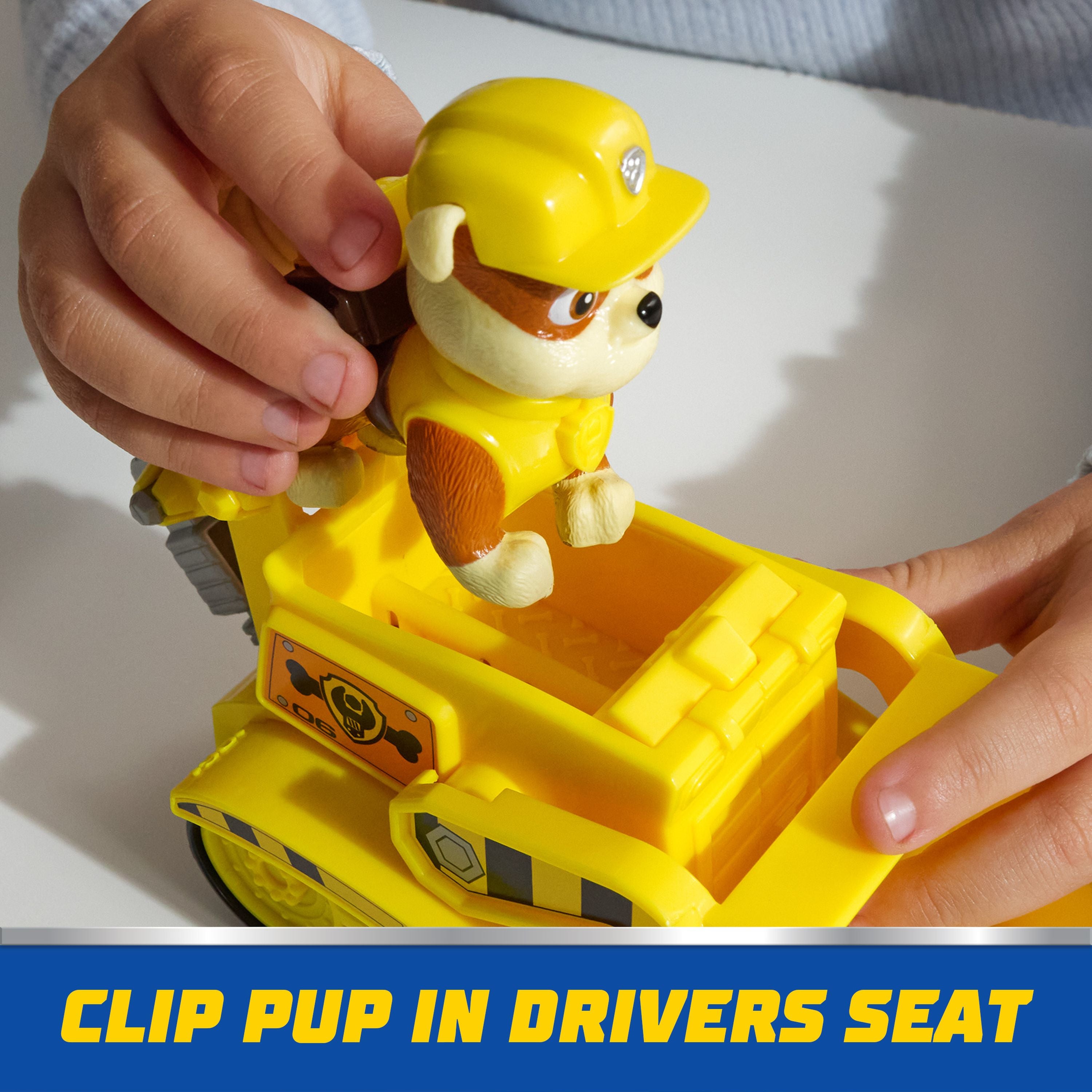 Hot Sale! PAW Patrol Basic Bulldozer Rescue Vehicle with Rubble Figure