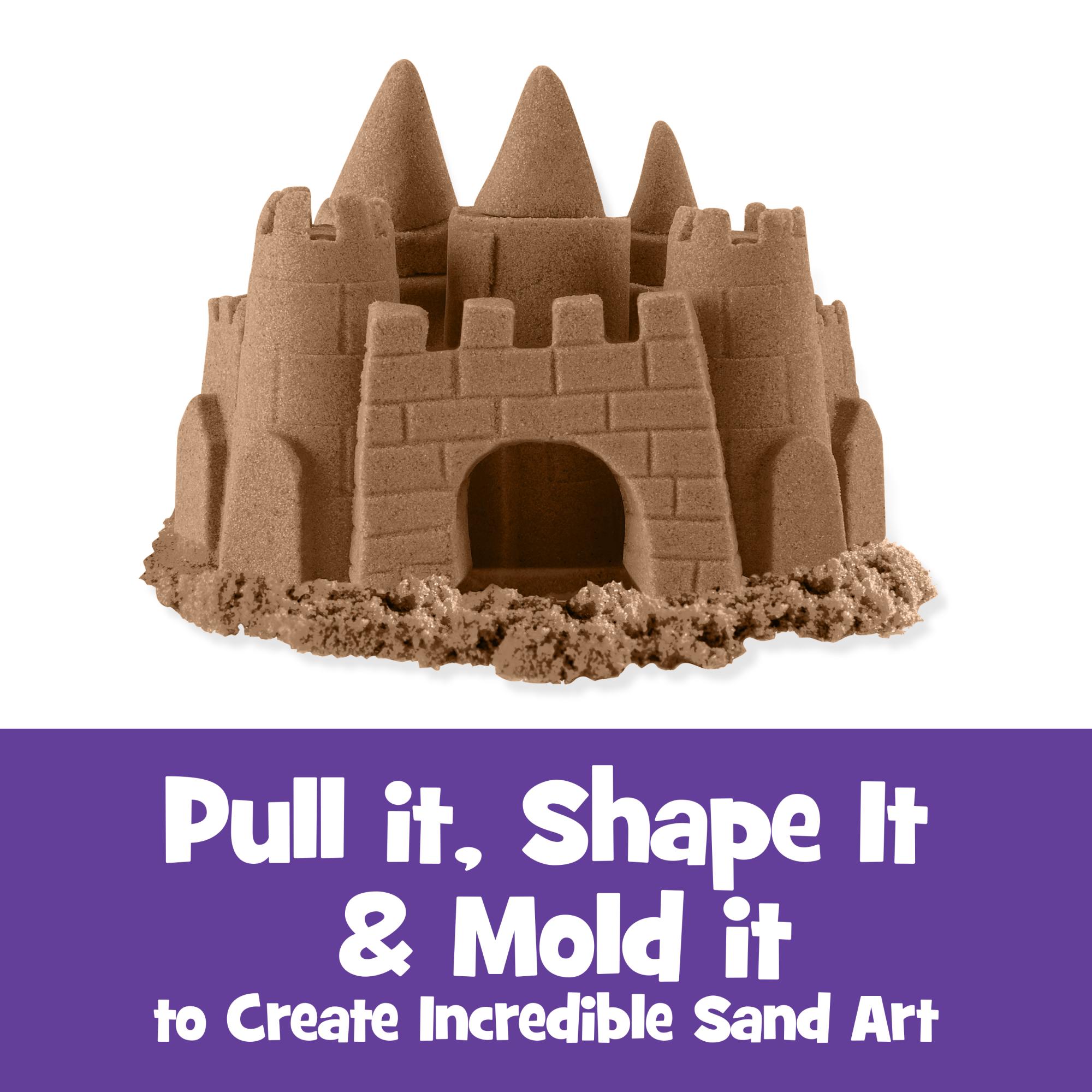 Brown Original Kinetic Sand - Moldable & Fun!