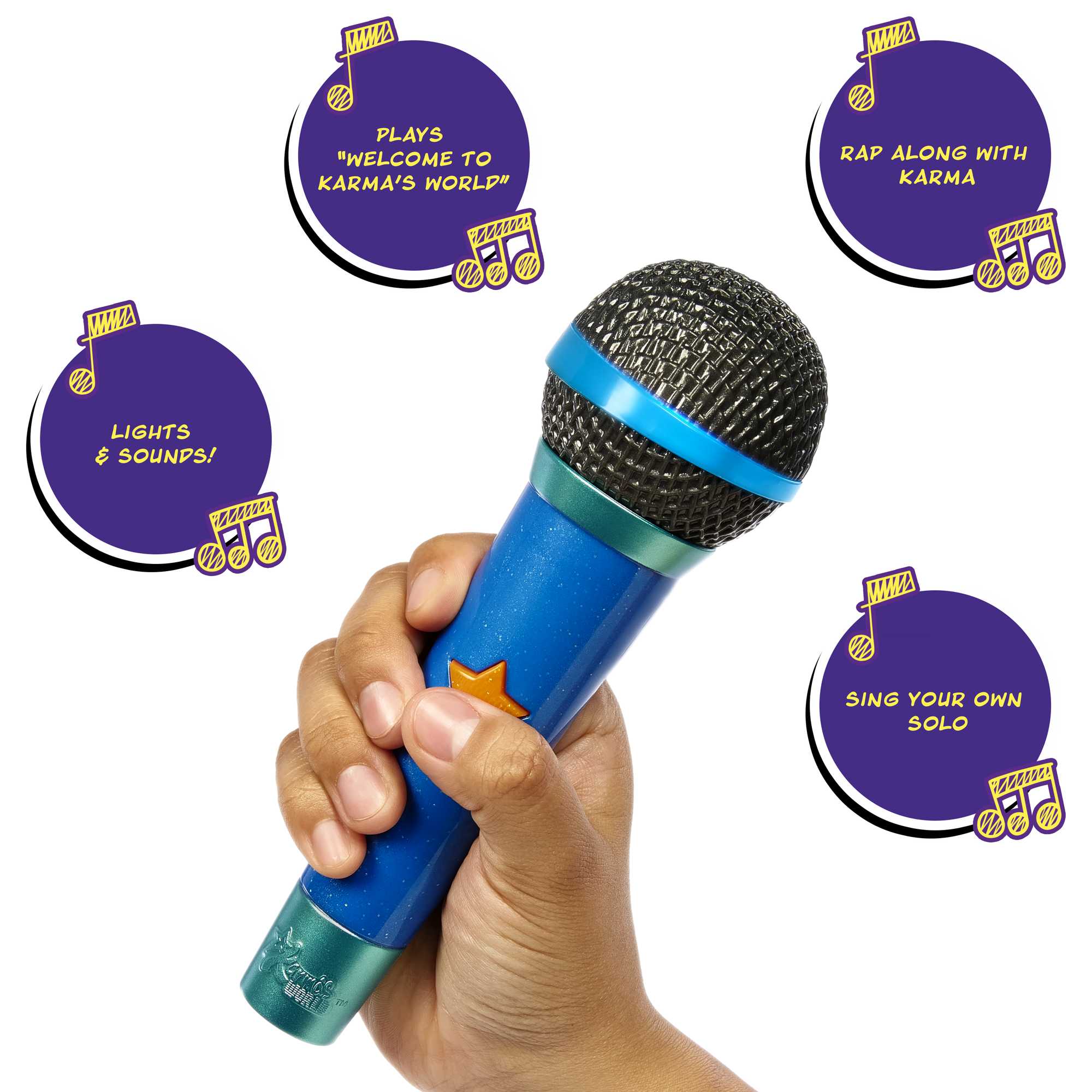 Hot! Karma's World Sing & Rhyme Toy Microphone