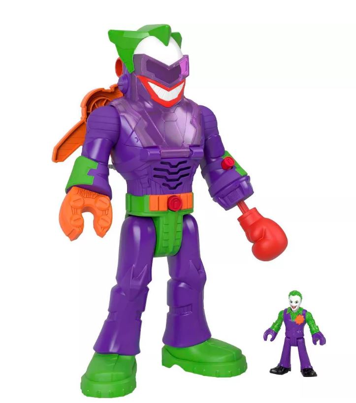 Hot! Fisher-Price Imaginex DC Super Friends The Joker Insider Action Figure Set