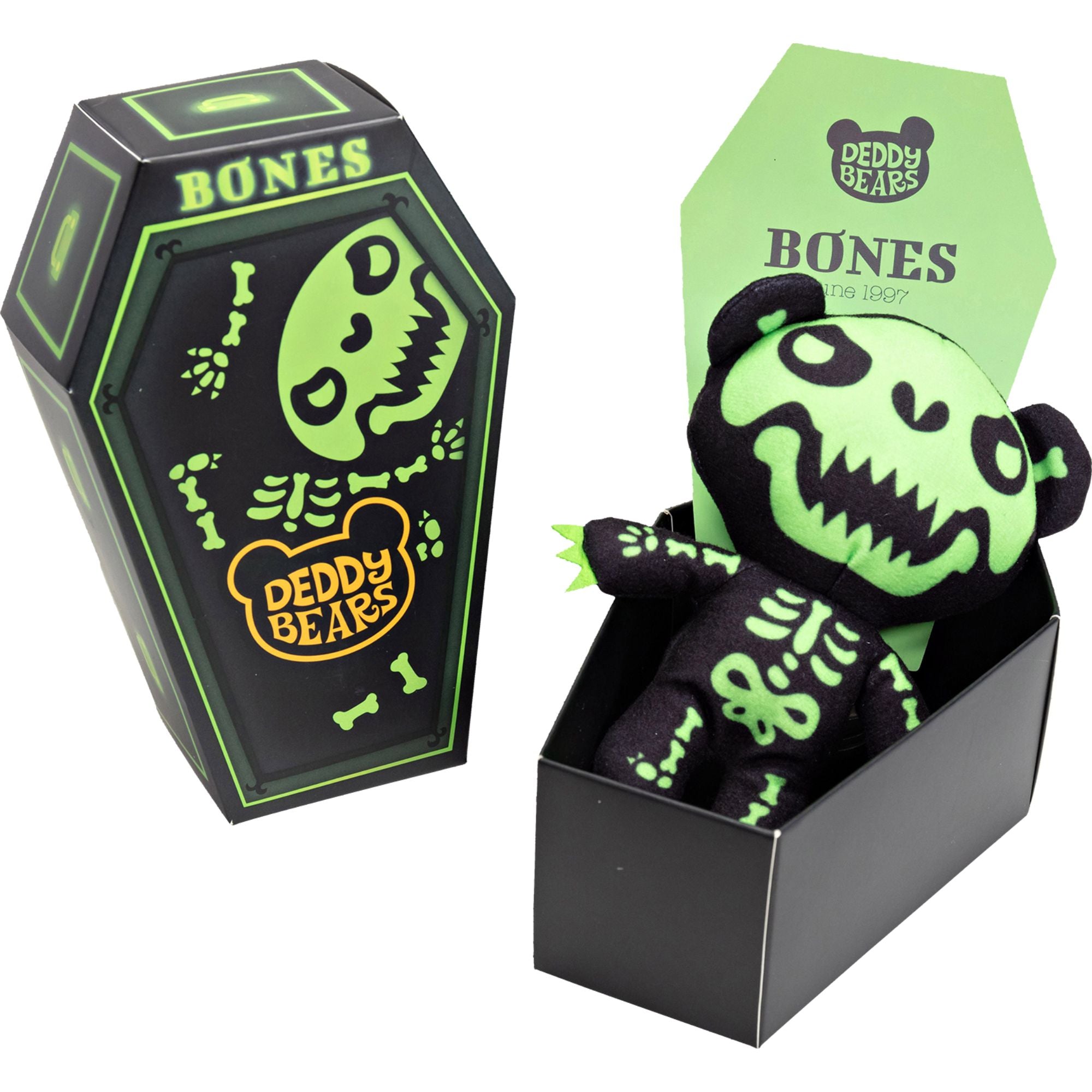 Limited Offer! Bones Deddy Bears Plush in Coffin