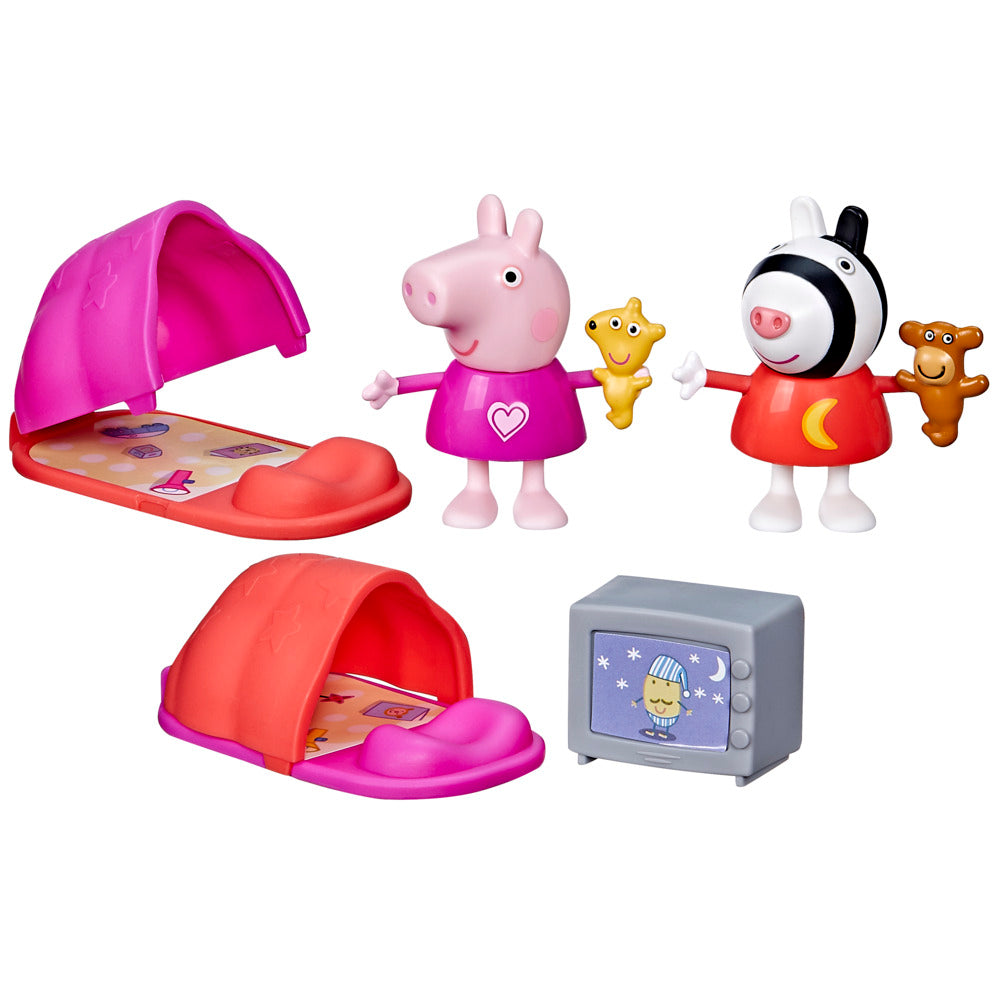Hot! Peppa Pig Sleepover Party Playset
