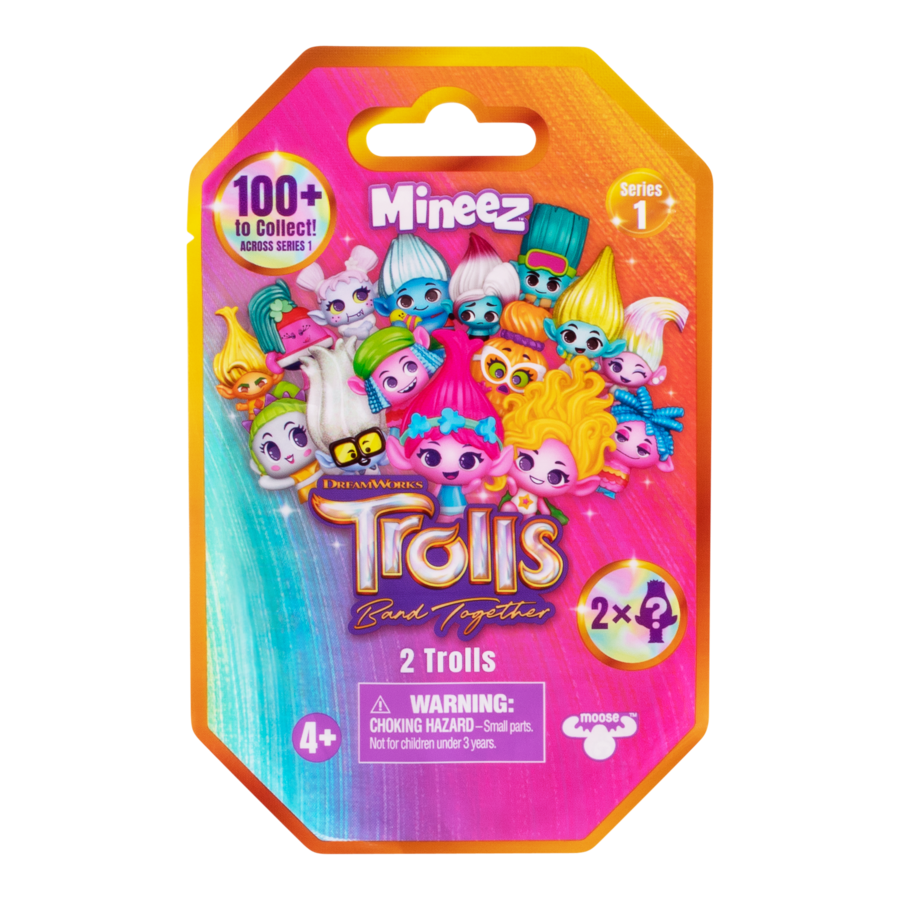 Hot! DreamWorks Trolls Band Together Mineez 2-Pack Figures
