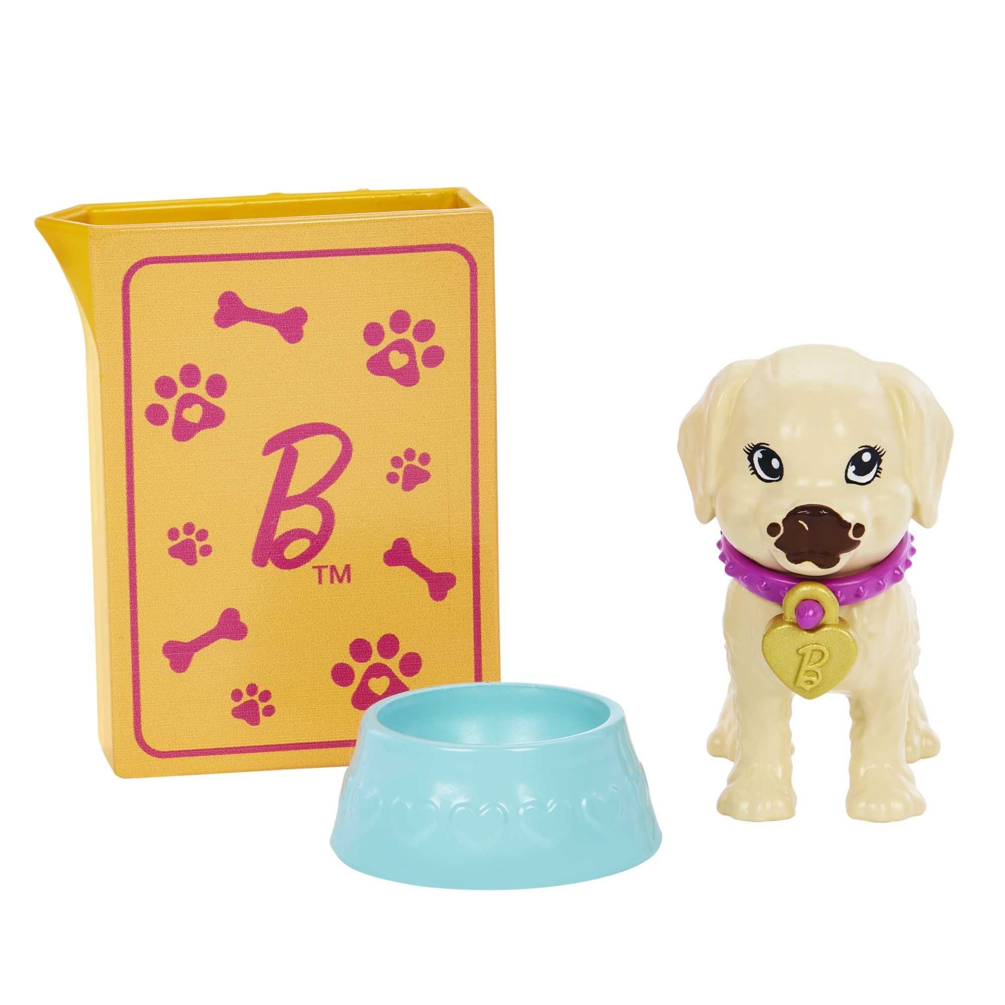 Hot! Barbie Pup Adoption Set with Doll & Accessories