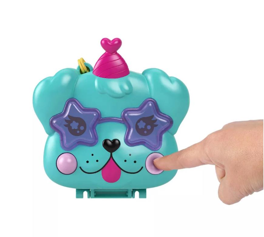 Hot Deal: Polly Pocket Doggy Birthday Bash Playset Compact for Kids Aged 4+