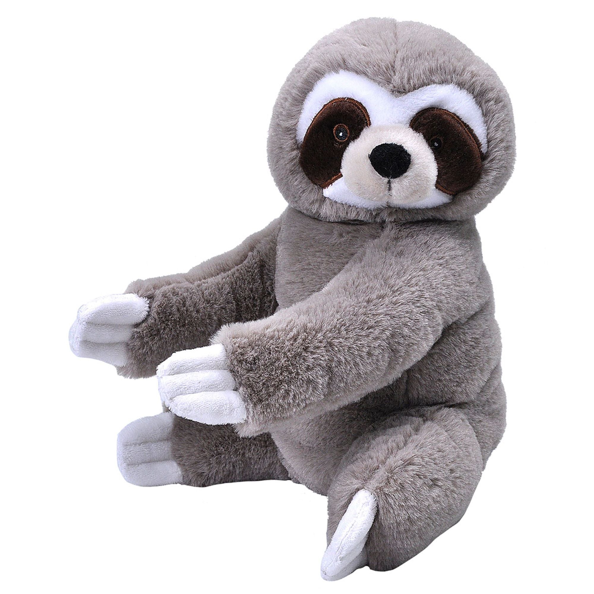 12-Inch Wild Republic Ecokins Sloth Plush Toy - Environmentally Friendly!
