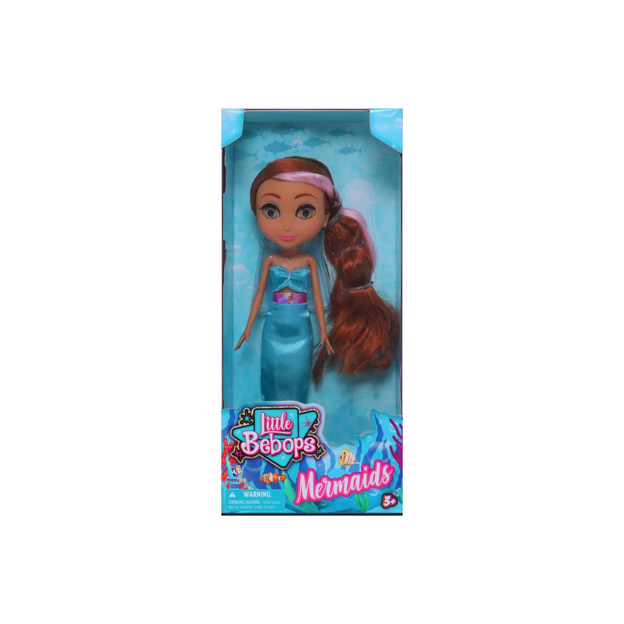 25cm Little Bebops Dolls - Assorted Mermaid Styles, Ideal for Fantasy Play