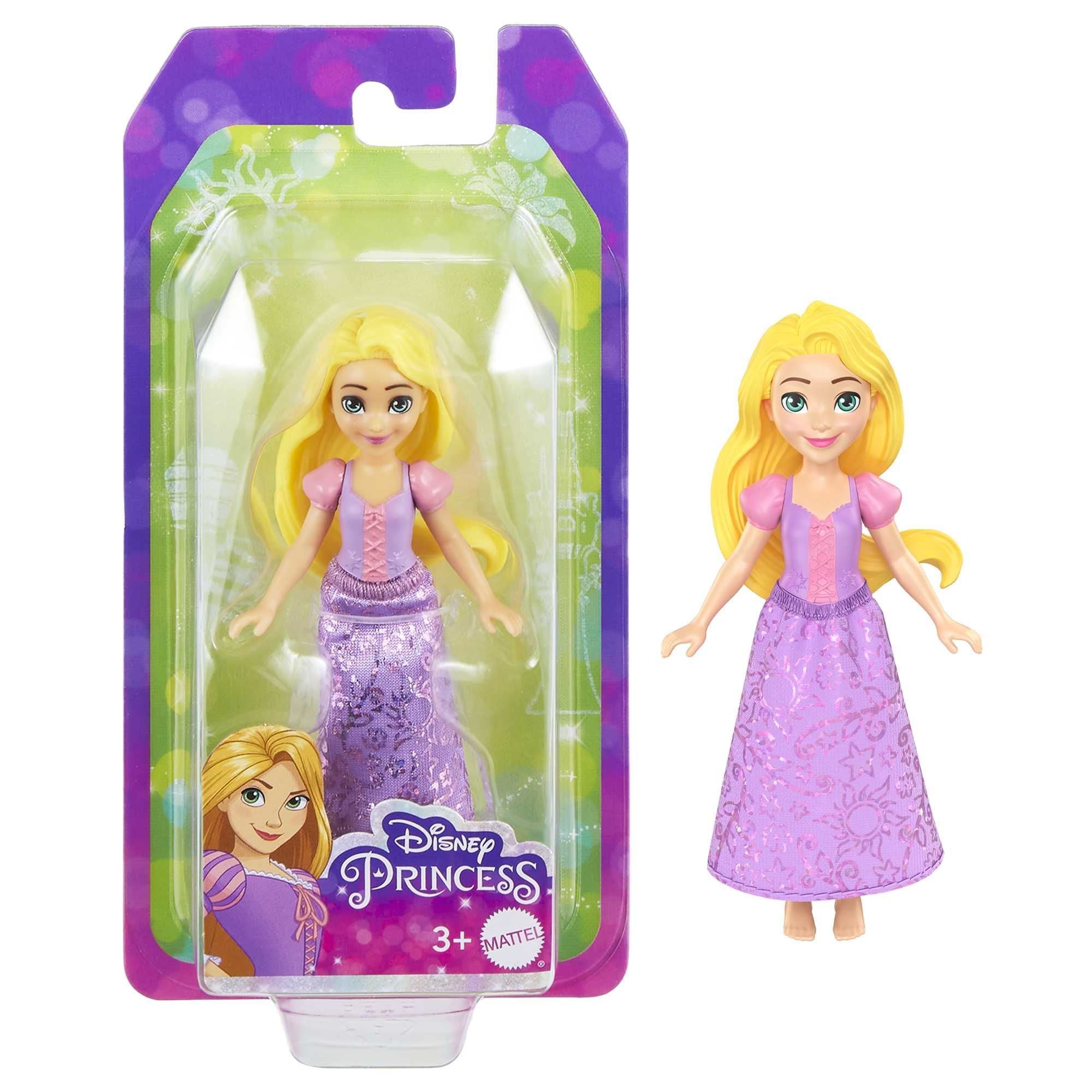 Small, Poseable Disney Princess Doll - Rapunzel with Metallic Details