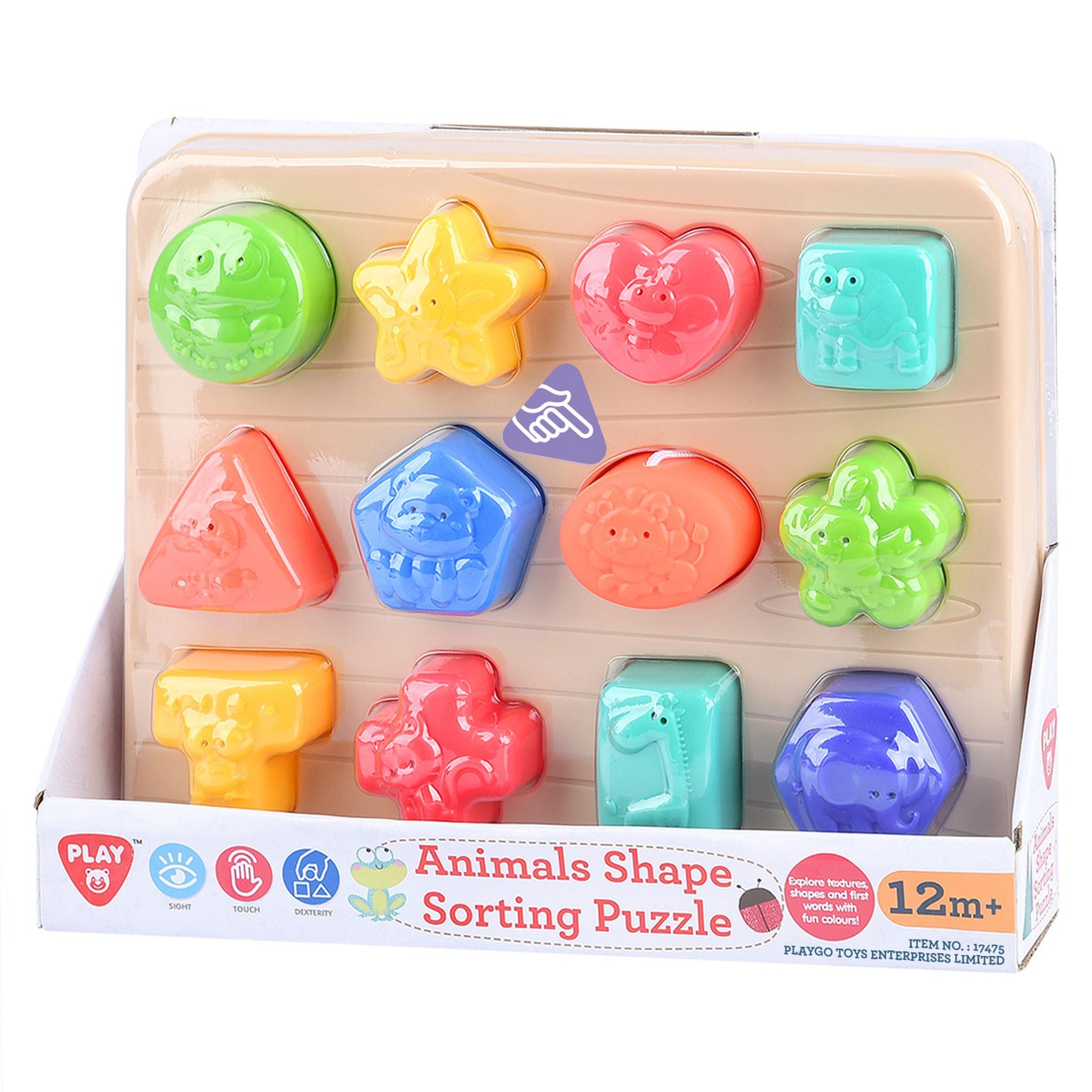 Hot Sale! Playgo Toys' Animal-Themed Shape Sorting Puzzle for Toddlers