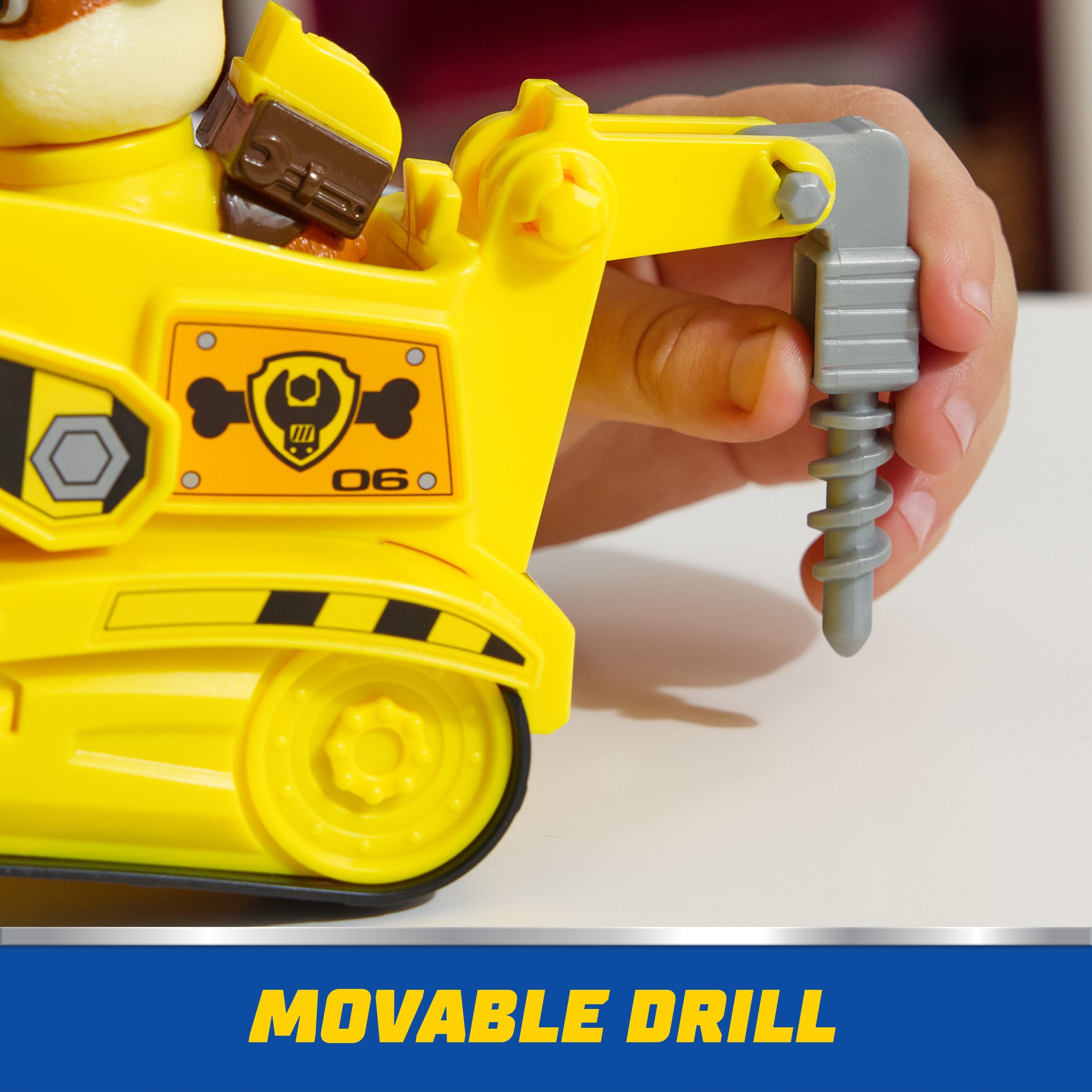 Hot Sale! PAW Patrol Basic Bulldozer Rescue Vehicle with Rubble Figure
