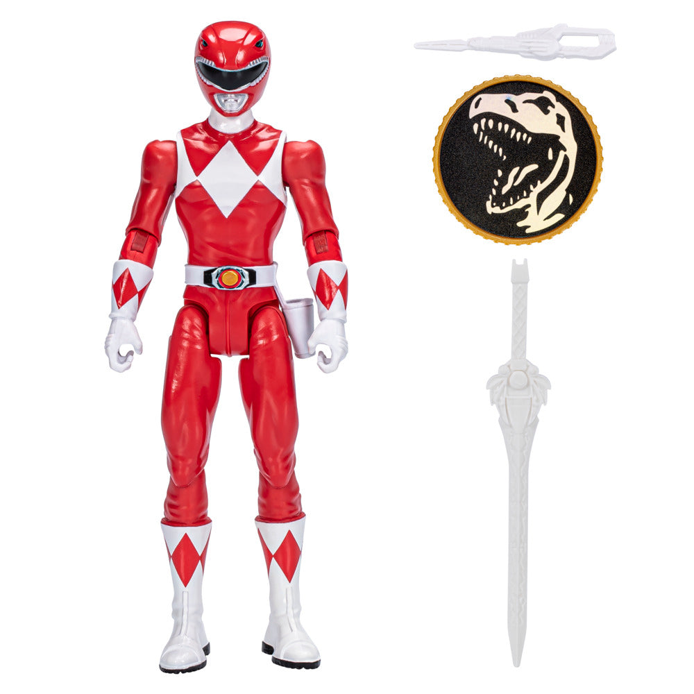 Hot! 6-Inch Power Rangers Mighty Morphin Red Ranger Figure