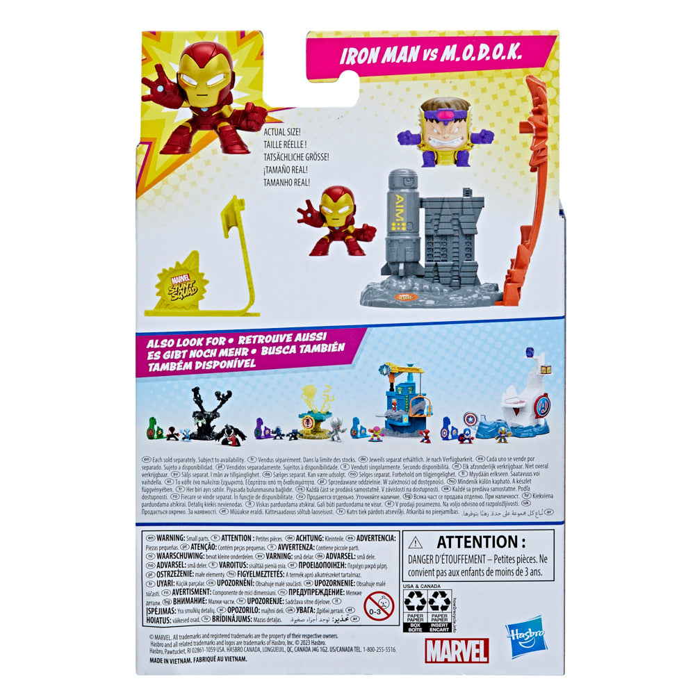 Marvel Stunt Squad: Exciting Iron Man vs M.O.D.O.K. Action Figure Set