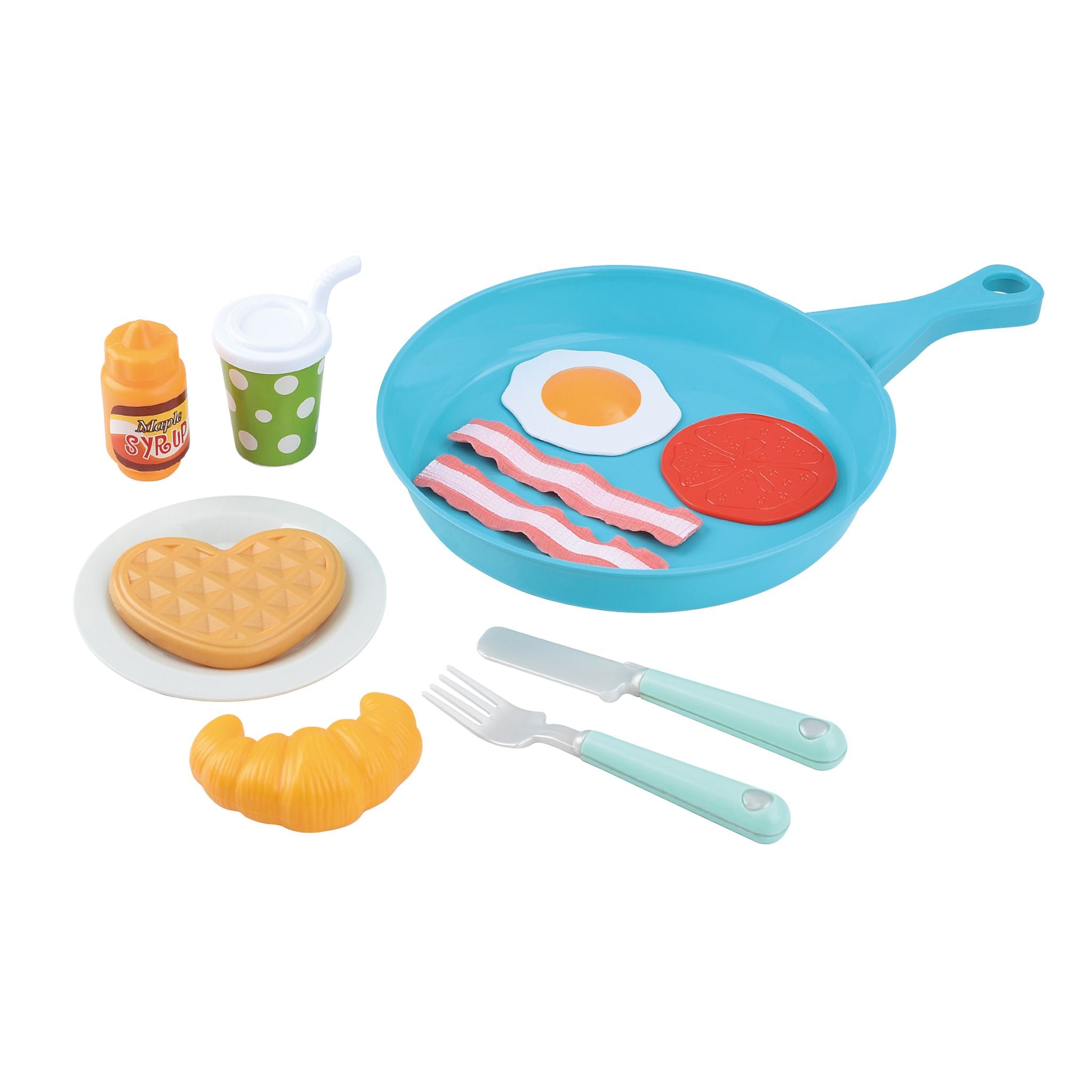 Playgo Toys Ent. Ltd. Assorted Styles 12-Piece Frypan Cooking Toy Set