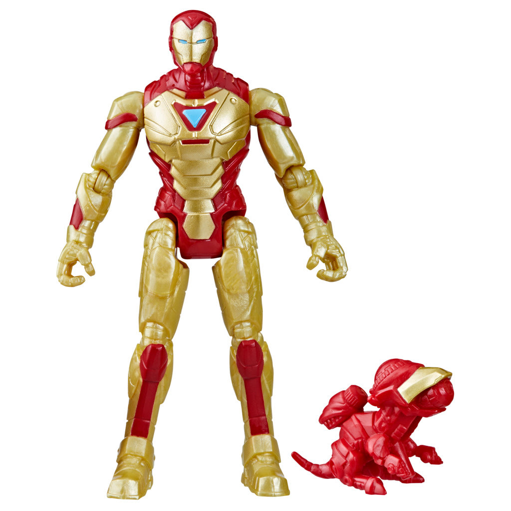 Hot Deal! Marvel Mech Strike Mechasaur Series 4 - inch Iron Man Action Figure for Kids