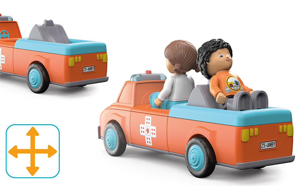 Hot Sale! Siku Toddys Anna Amby Emergency Toy Set for Kids Aged 24 Months and Up