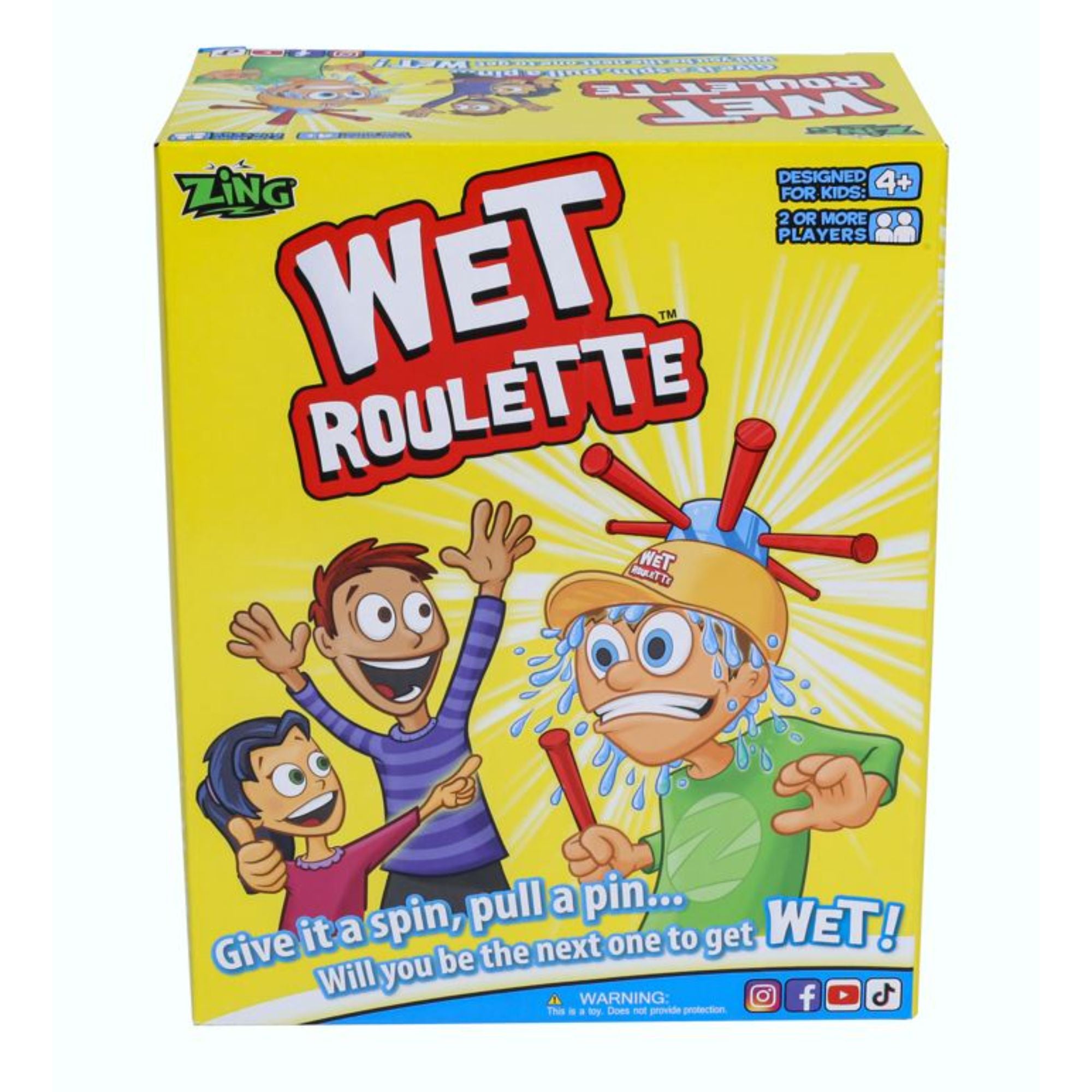 Exciting Zing Wet Roulette Water Game for Family Fun