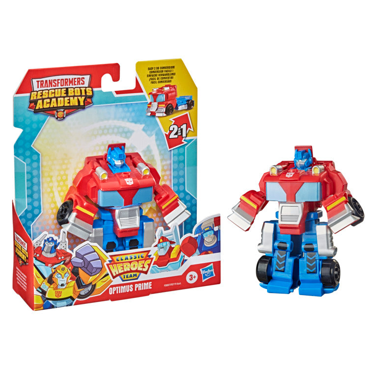 Hot! Transformers Rescue Bots Academy Optimus Prime Classic Hero