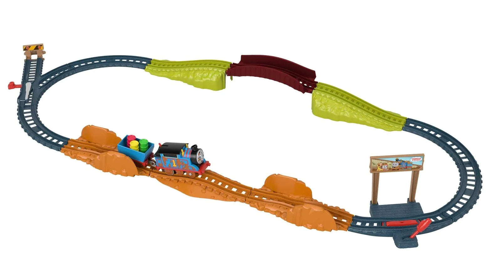 Fisher-Price Thomas & Friends Motorized Track Set: Muddy Adventures - Fun for Preschoolers