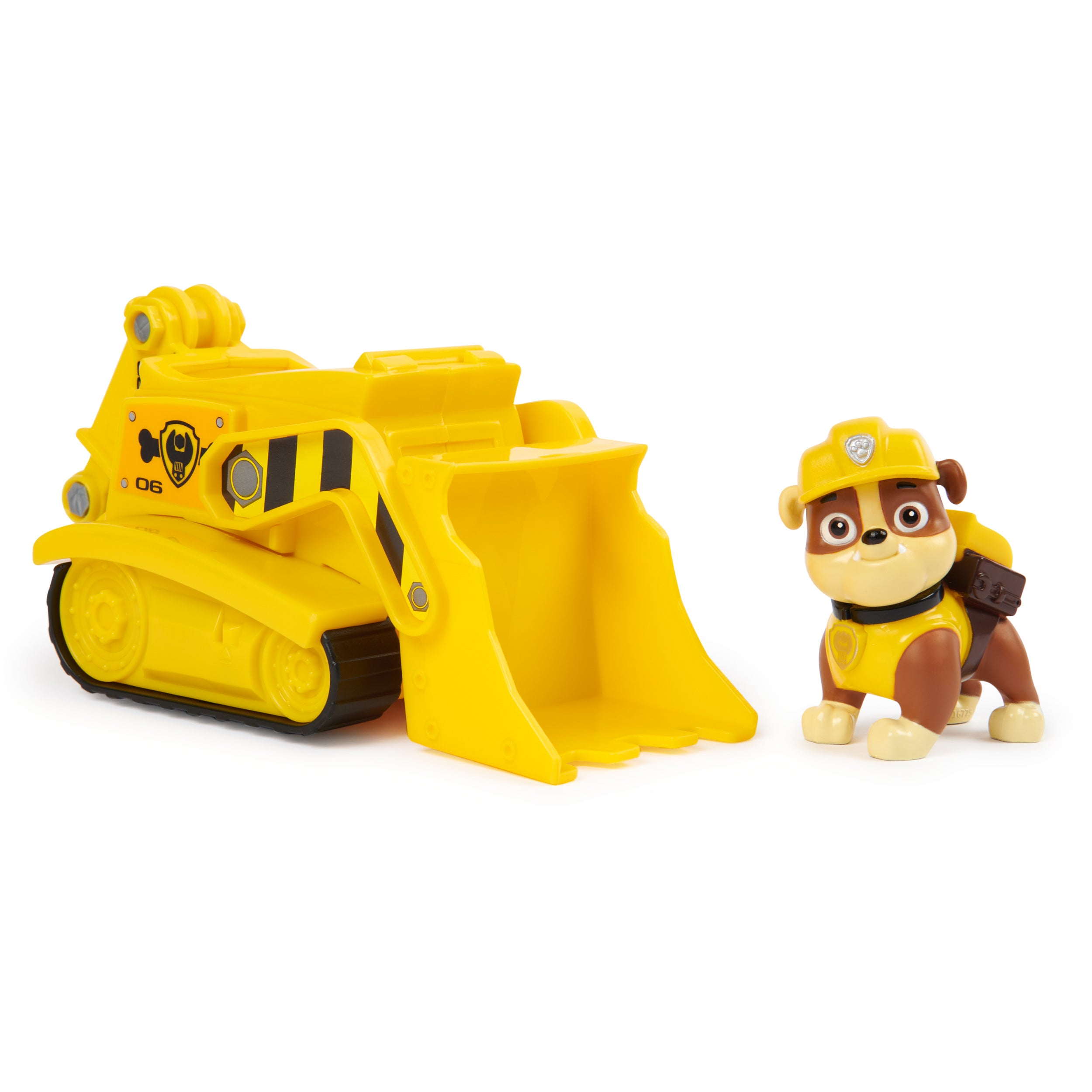 PAW Patrol Eco - Friendly Bulldozer with Rubble Toy Figure