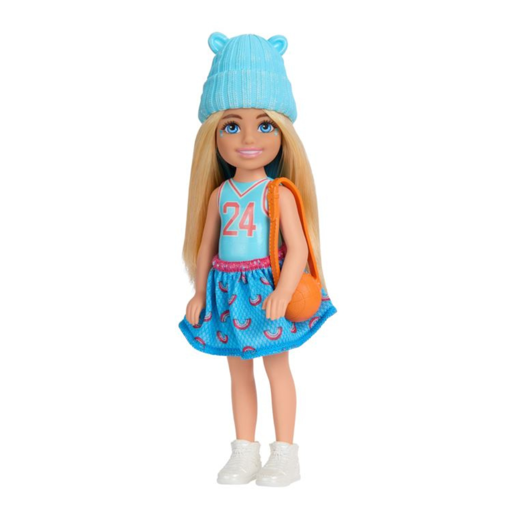 Hot! Barbie Color Reveal Chelsea Sporty Series - Blue