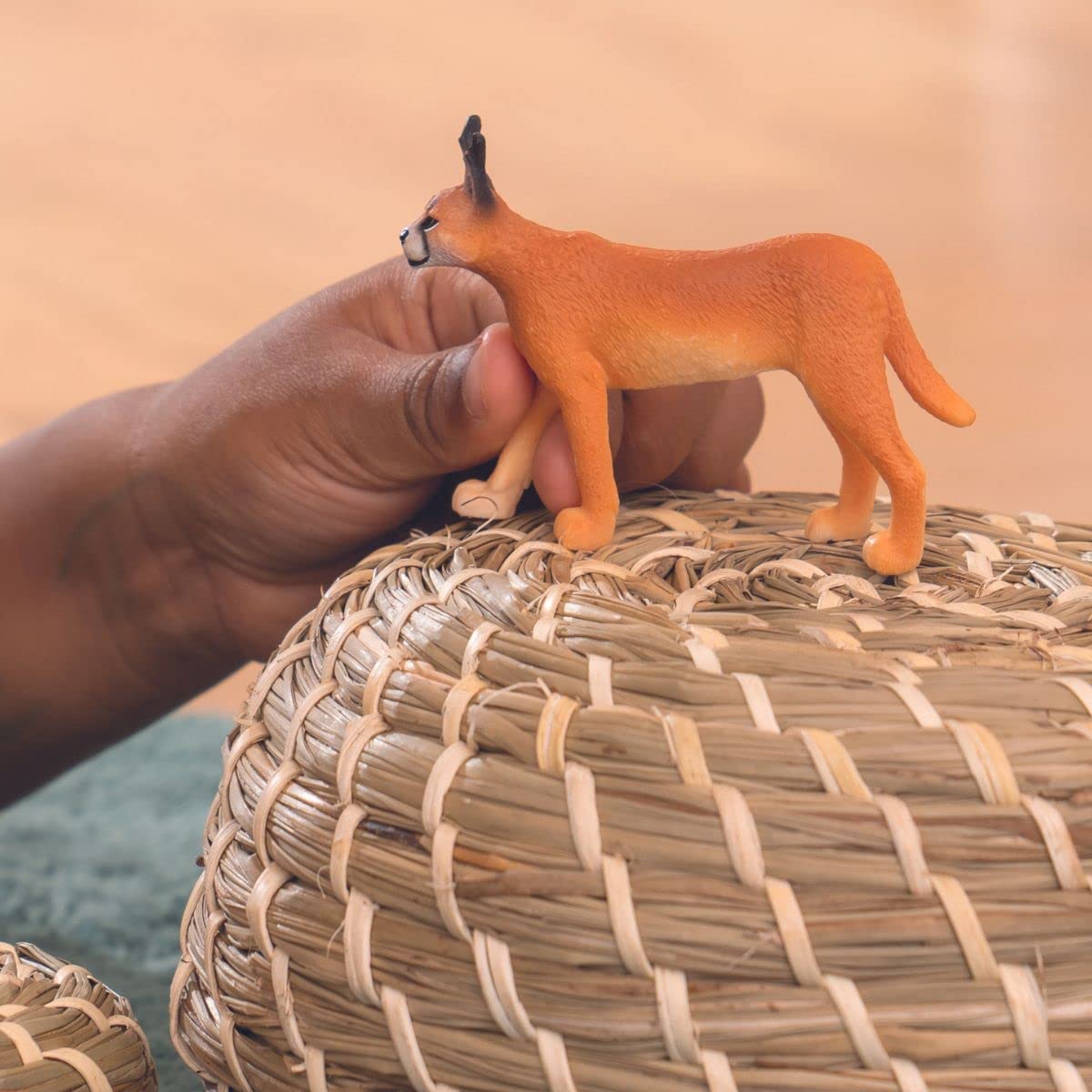 Schleich Realistic Female Caracal Toy Figure
