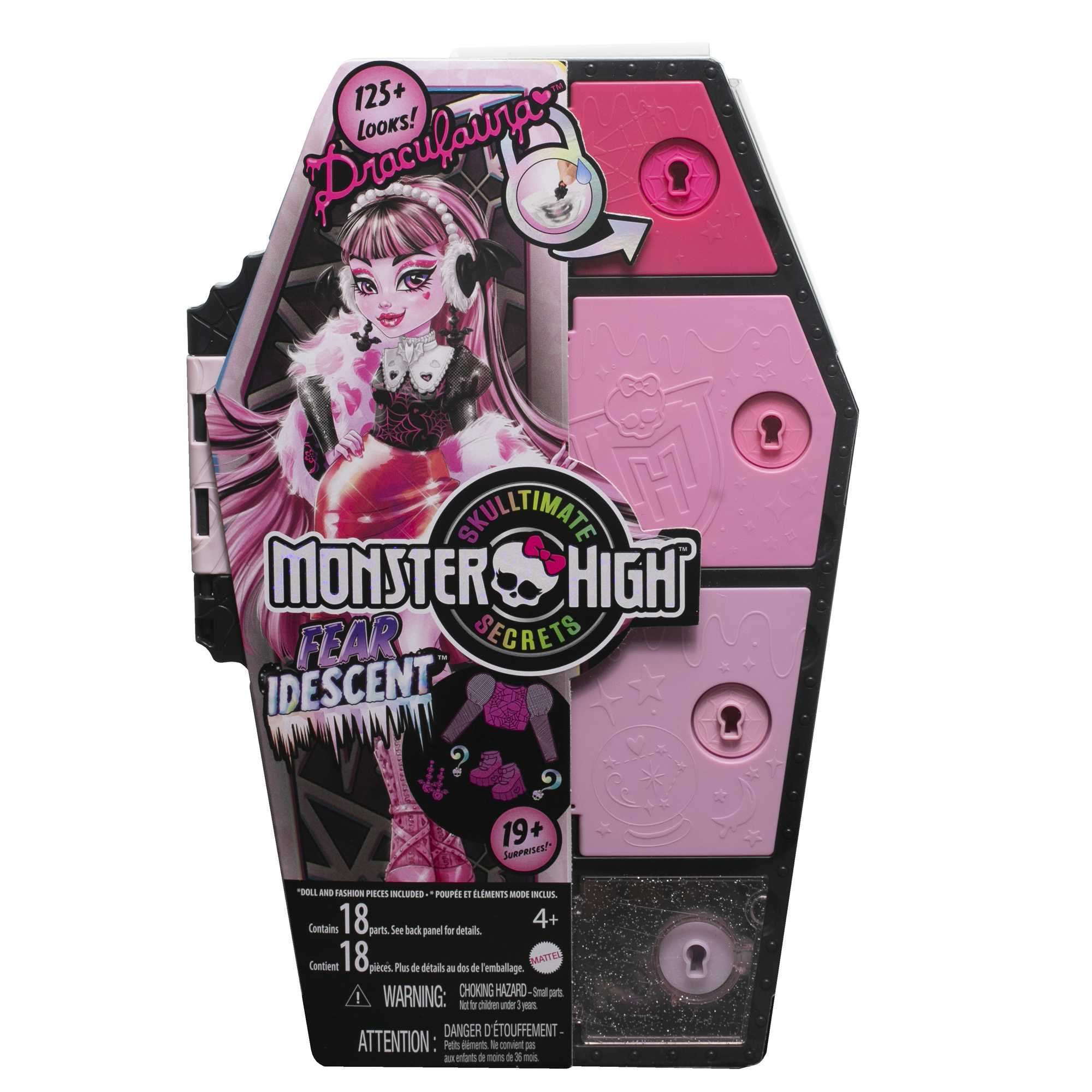 Monster High Skulltimate Secrets Series 2 Fearidescent Edition - Glamorous Draculaura Doll