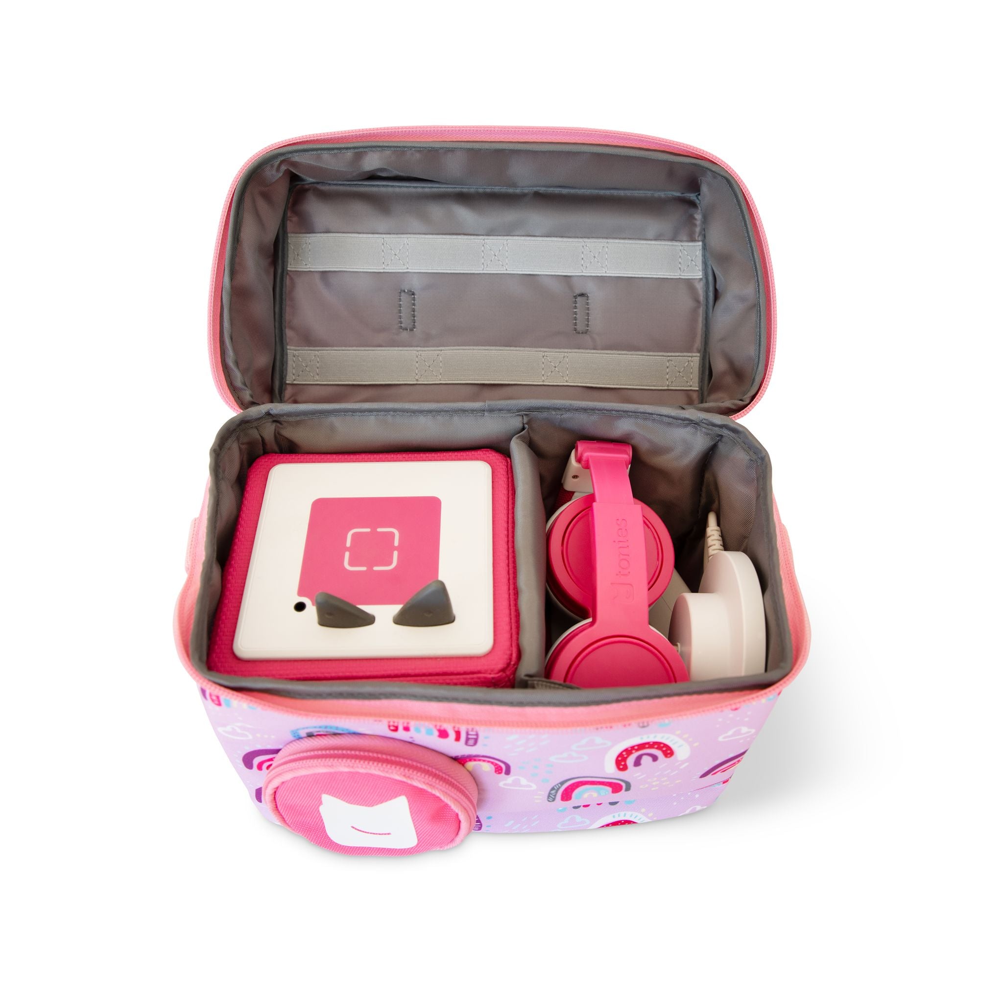 Tonies Pink Listen & Carry Bag for On - the - Go Listening