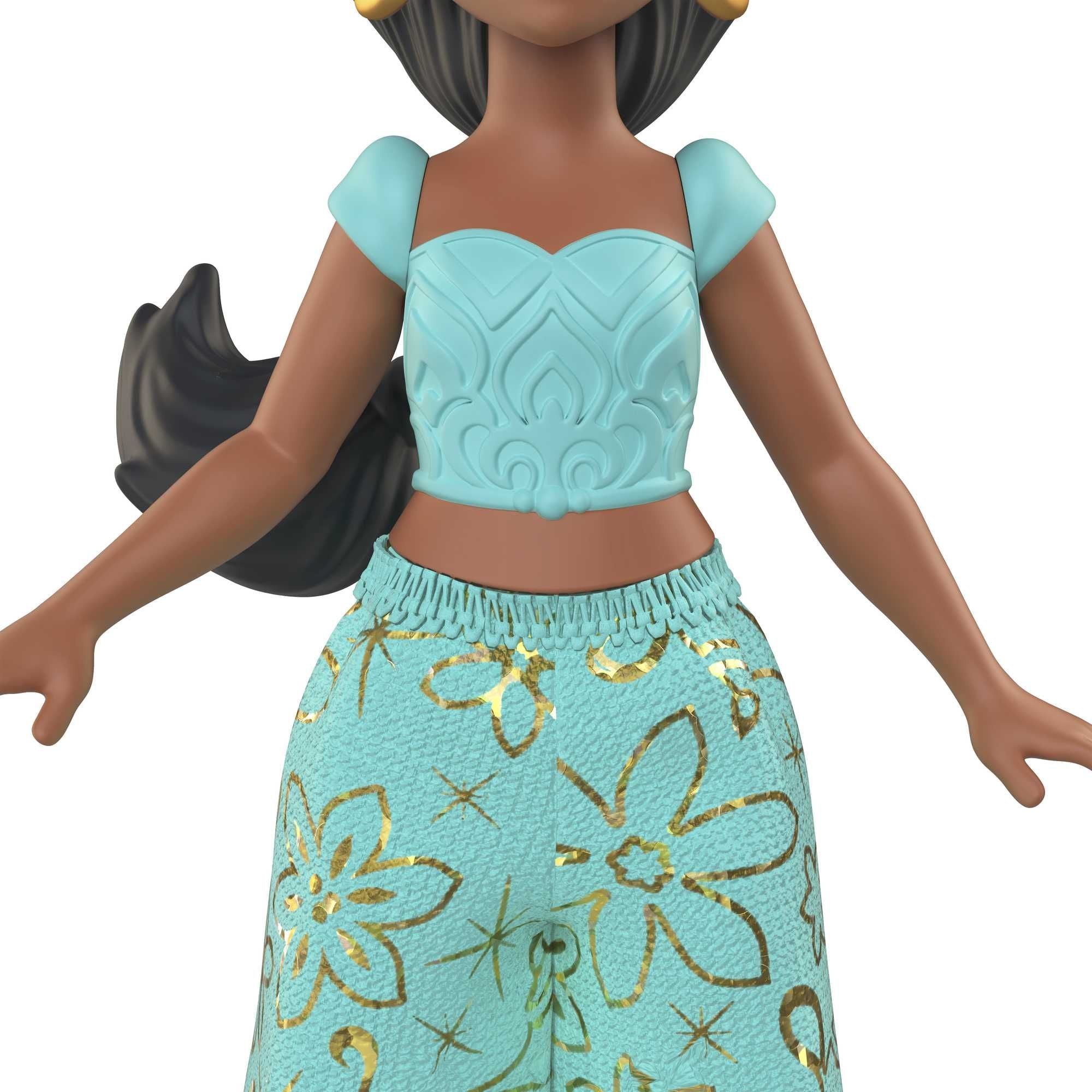 Hot! Disney Princess Jasmine Small Posable Doll