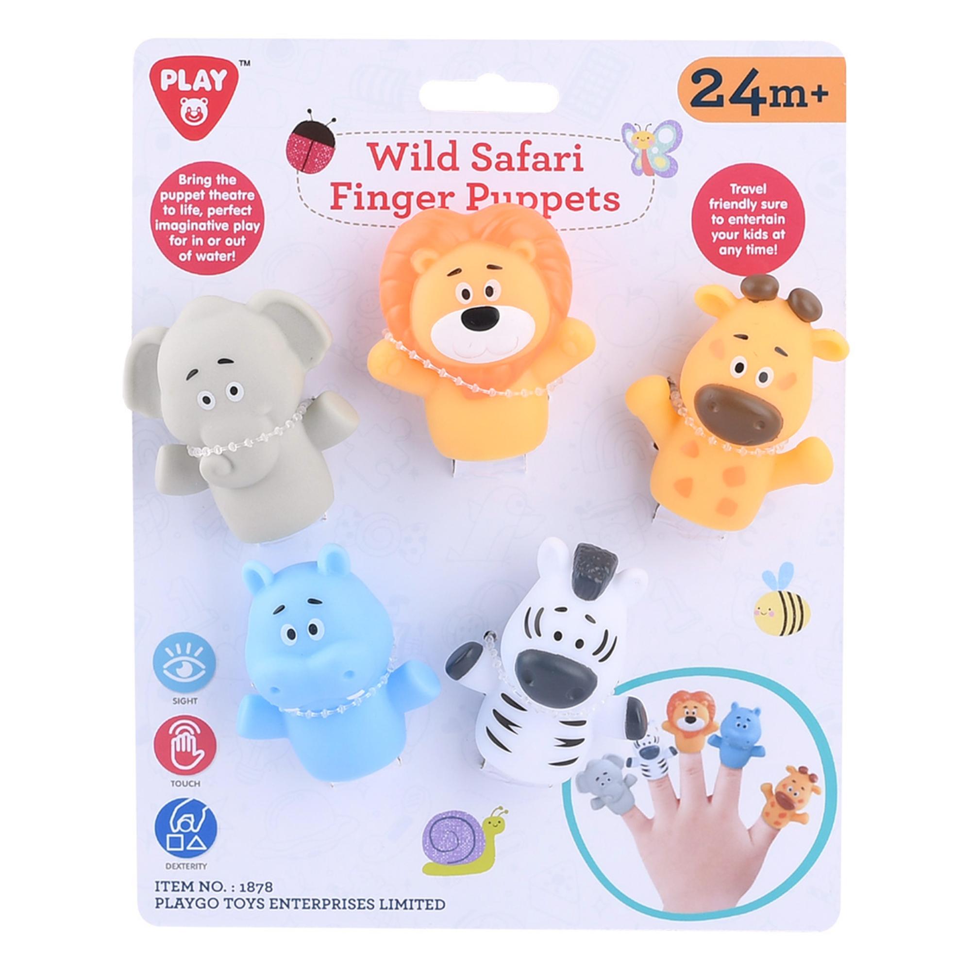 Playgo Toys Ent. Ltd. Wild Safari Finger Puppets