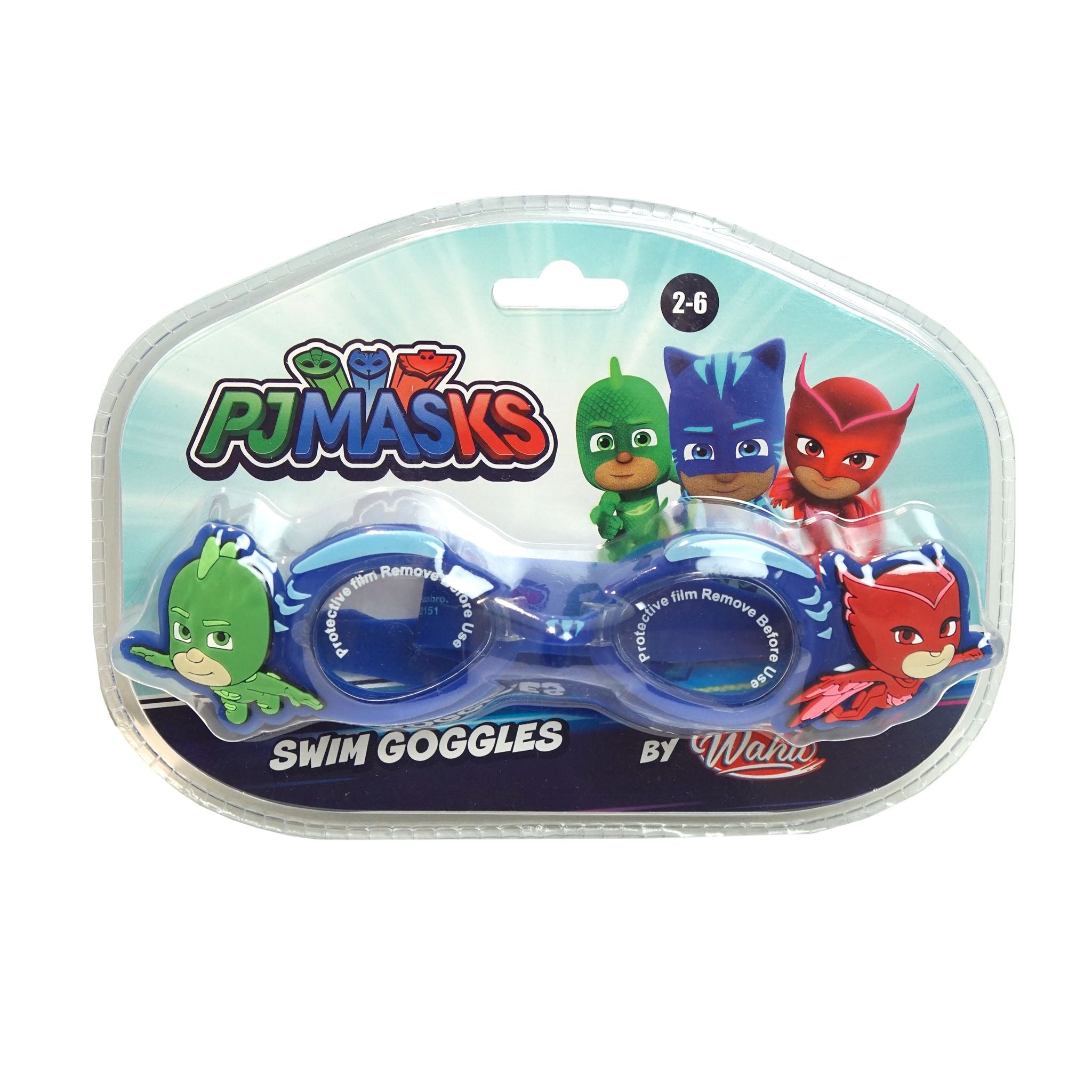 Wahu PJ Masks Swim Goggles - Ideal for Young Swimmers Aged 2 - 6