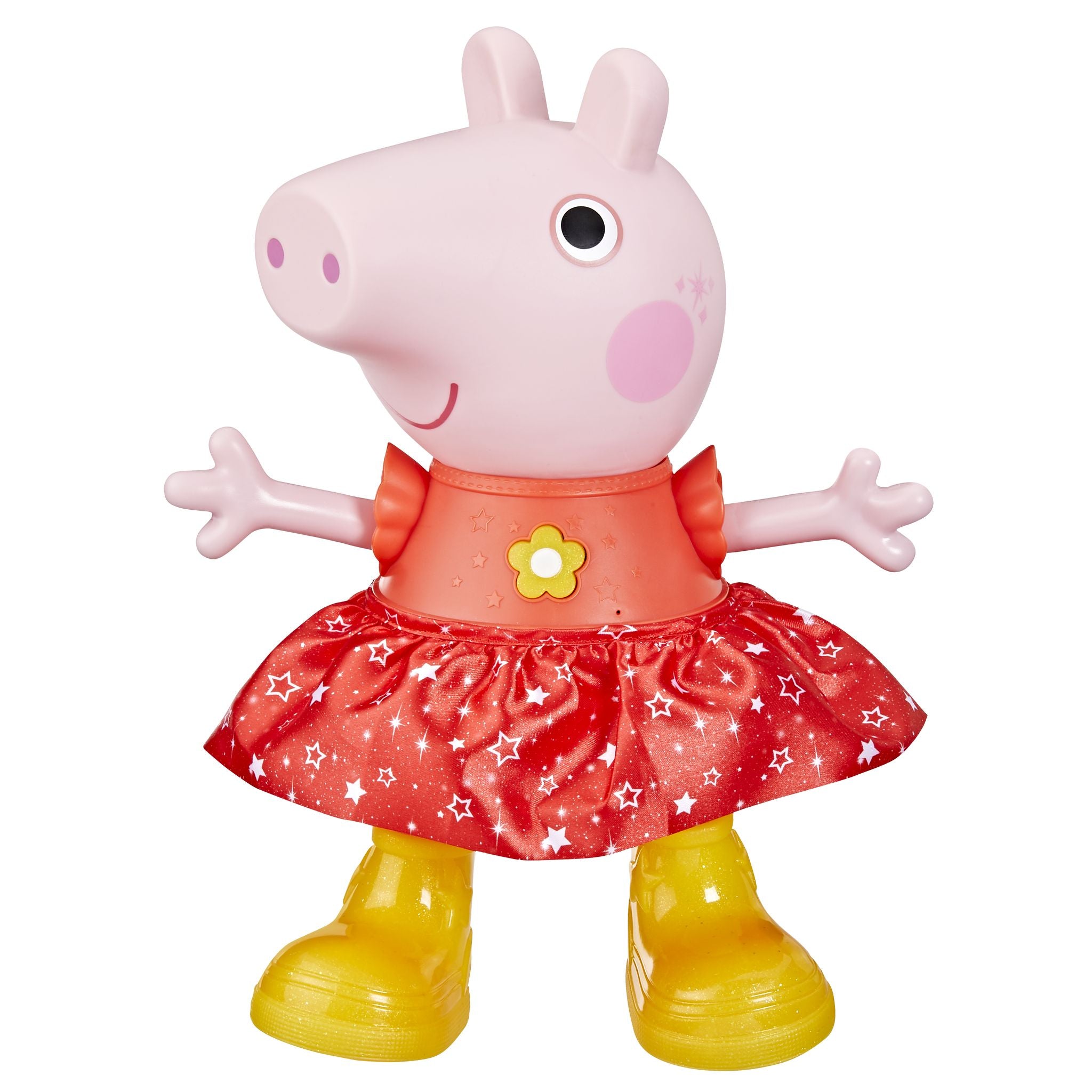 Hot Deal! Interactive 12 - inch Peppa Pig Doll for Peppa Fans - Peppa's Muddy Puddles Party