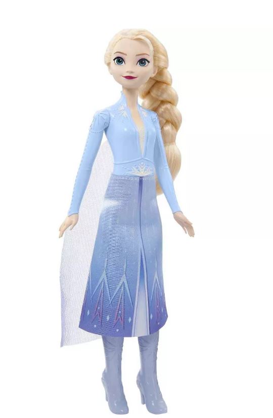 Hot! Disney Frozen Core Fashion Doll - Elsa in Stunning Light Blue Travel Dress
