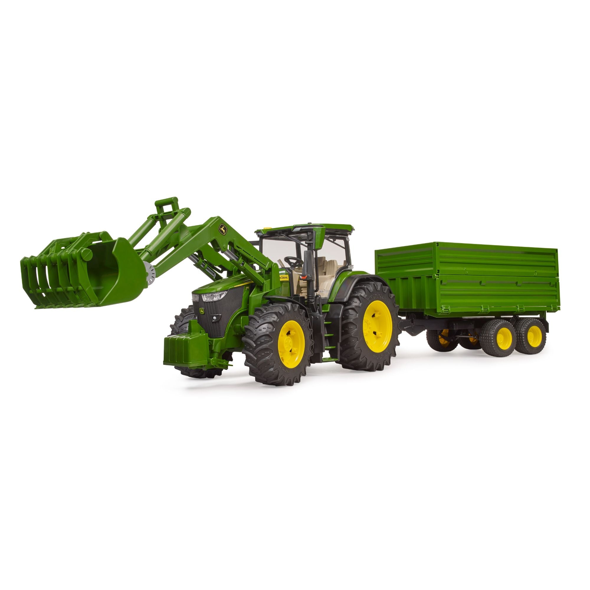 Hot Sale! John Deere 7R 350 Tractor Set with Front Loader and Tipping Trailer