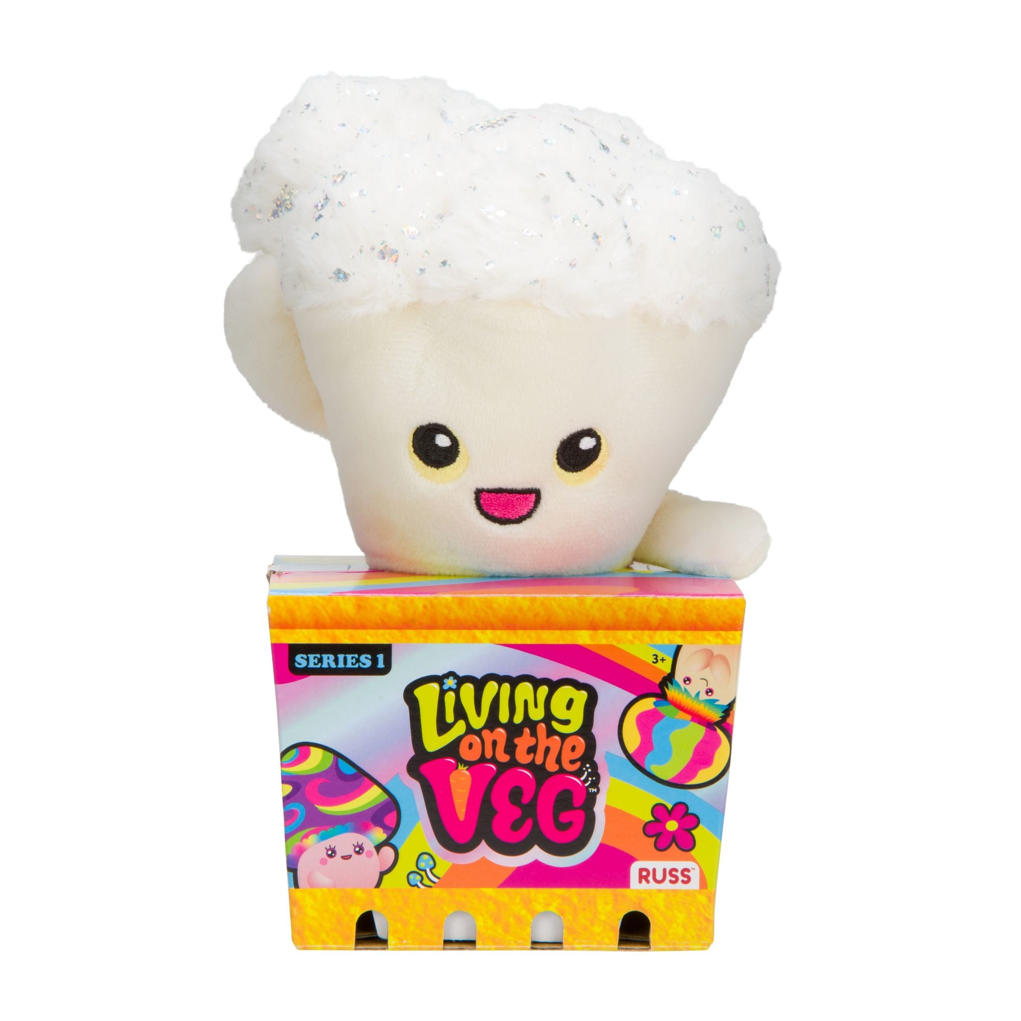 Get Your Hands on Living On The Veg 6-Inch Adorable Plush Funguys - Stevie!