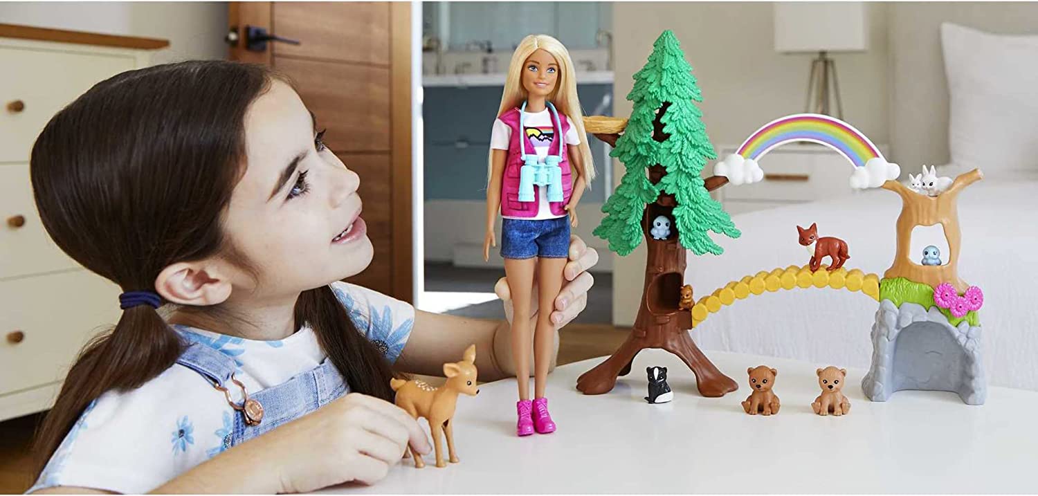 Hot! Barbie Wilderness Guide Doll & Playset