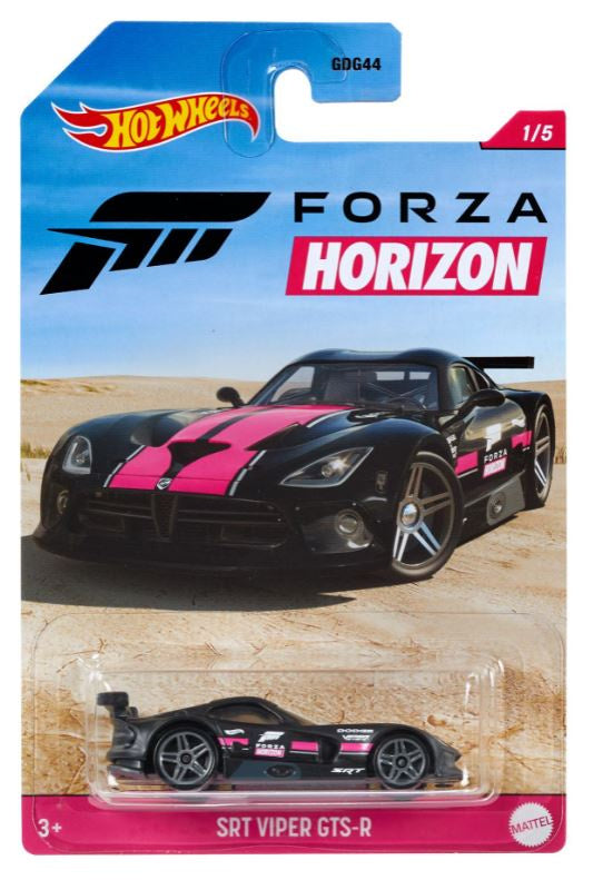 Hot Sale! 1/64 Scale Forza Horizon Hot Wheels Srt Viper GTs - R Automotive Model for Collectors