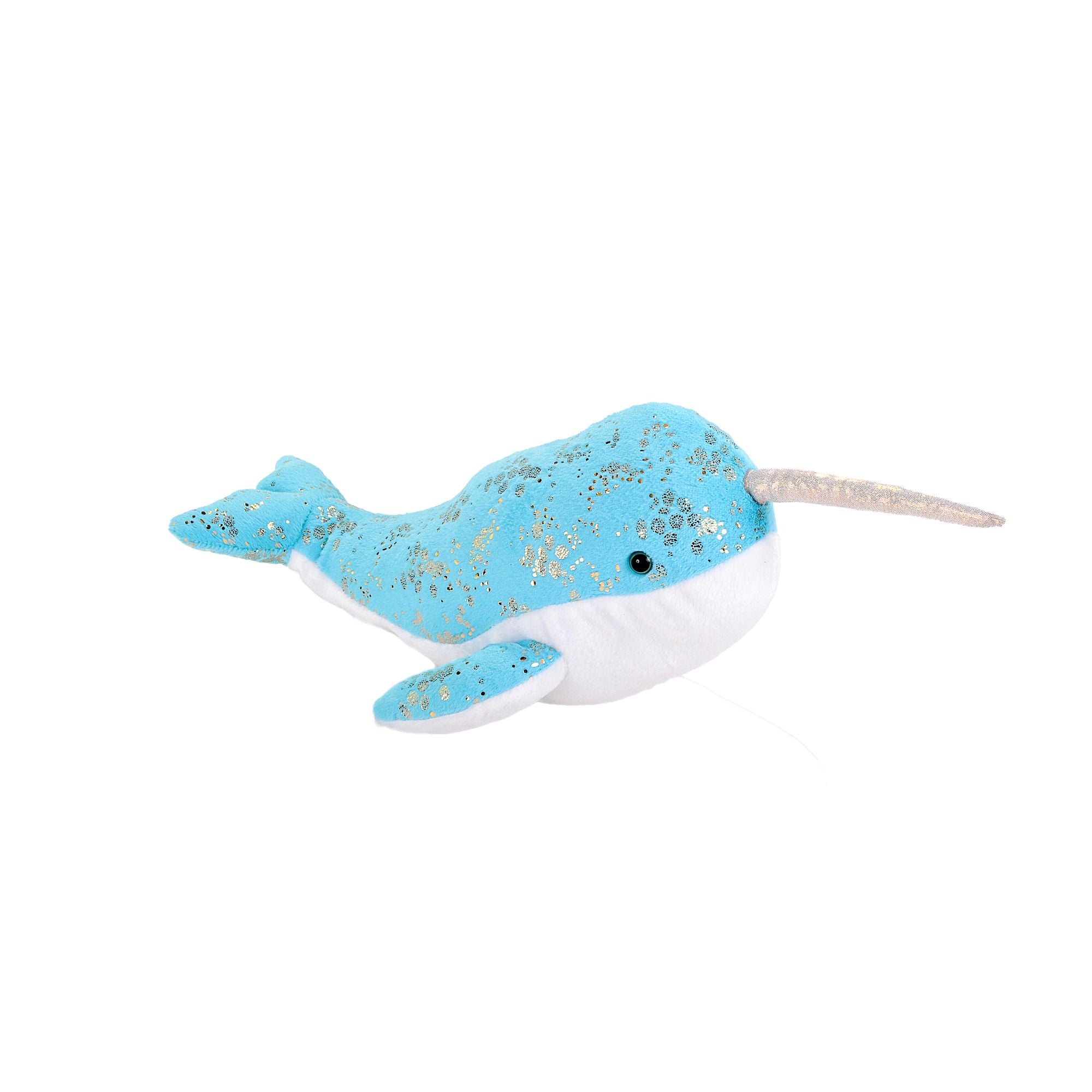 Wild Republic Foilkins Jr 8-Inch Narwhal Plush Toy - Great for Kids!