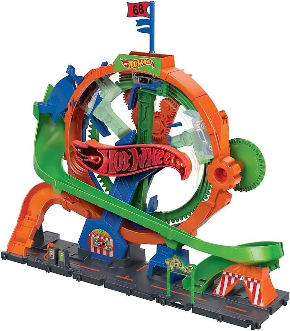 Hot Wheels City Ferris Wheel Whirl - Fun Carnival Playset