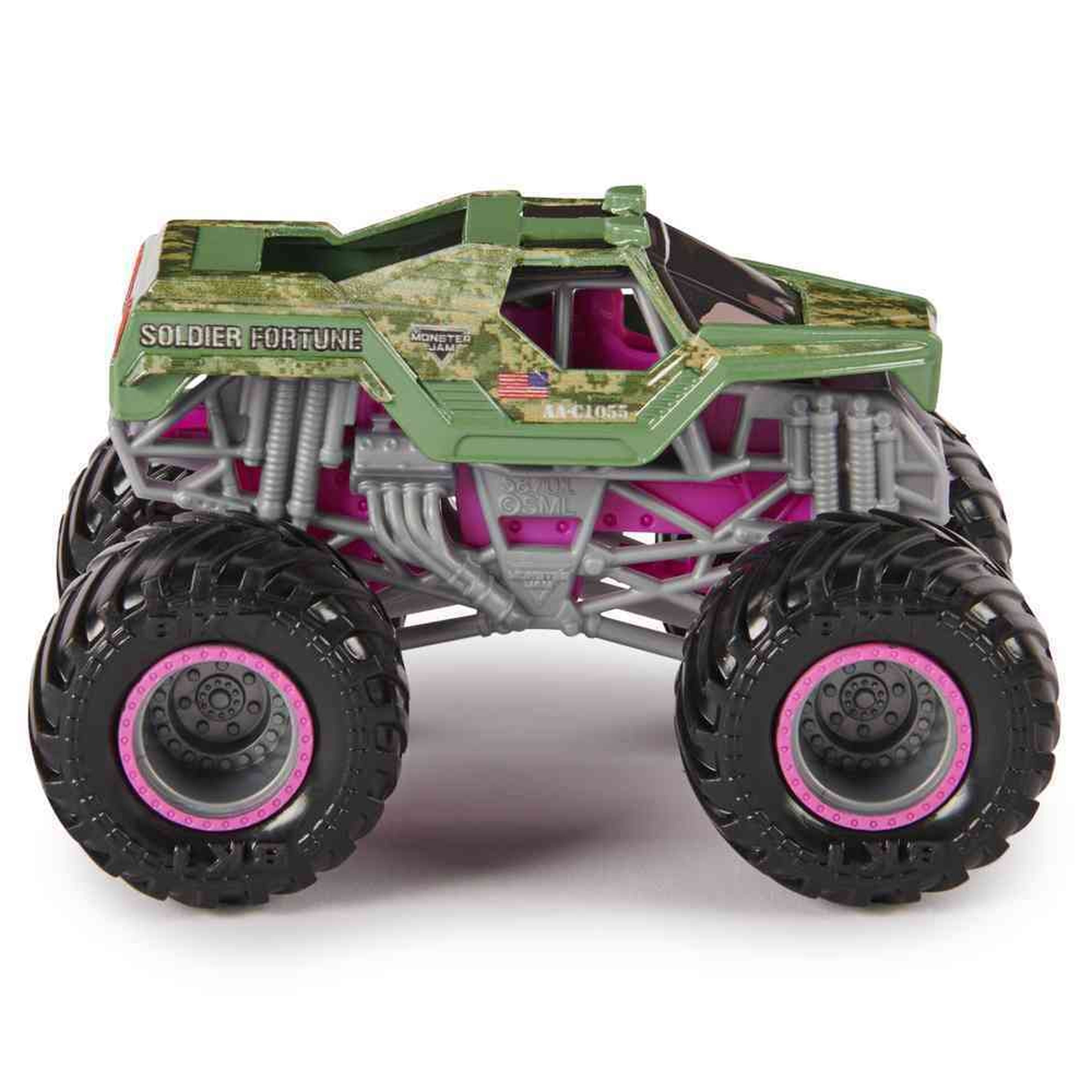 Hot! Monster Jam 1:64 Scale Die - Cast Monster Truck Series 35 Soldier Fortune