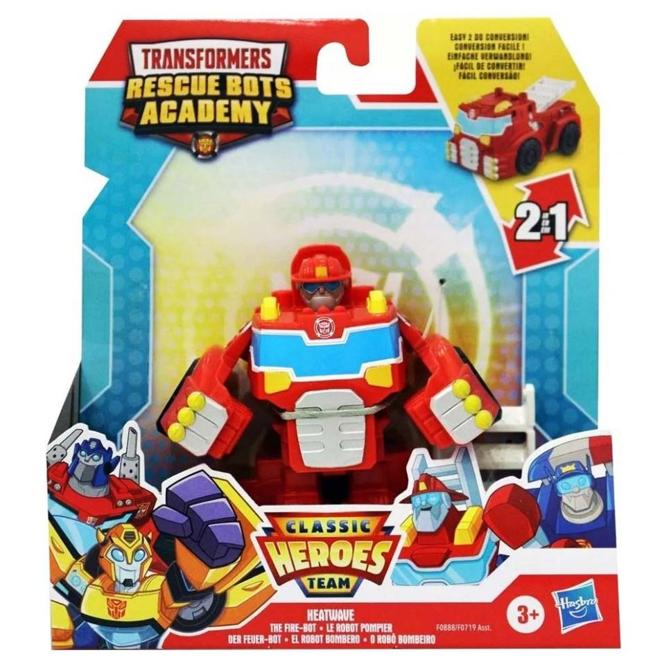 Transformers Rescue Bots Academy Classic Heatwave Fire - Bot Action Figure for Kids
