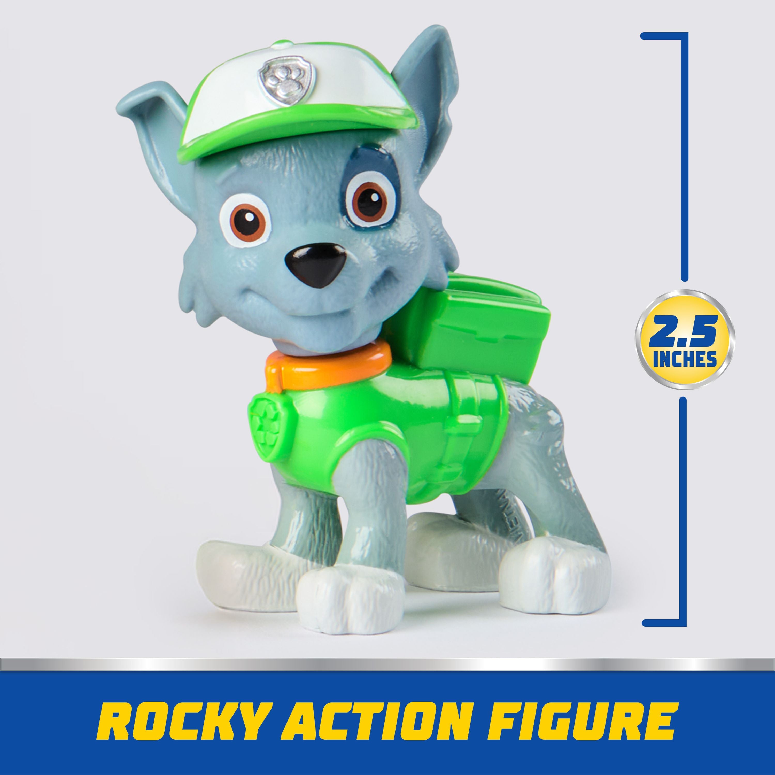Eco-Friendly PAW Patrol Rocky's Basic Rescue Trash Truck Toy