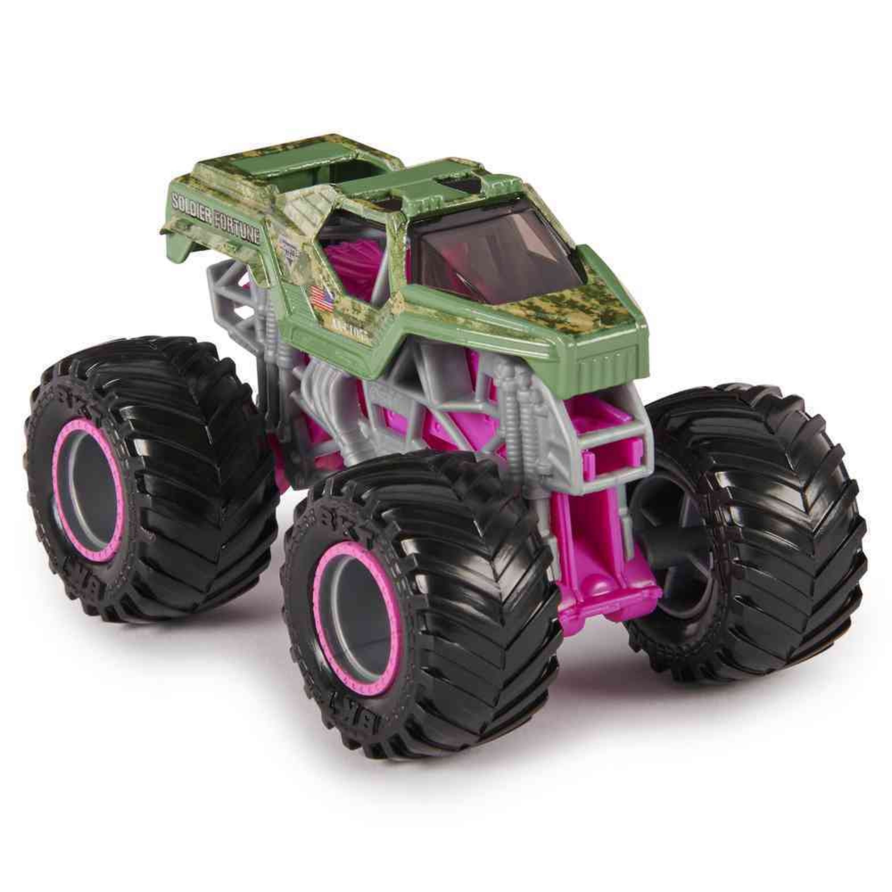 Hot! Monster Jam 1:64 Scale Die - Cast Monster Truck Series 35 Soldier Fortune