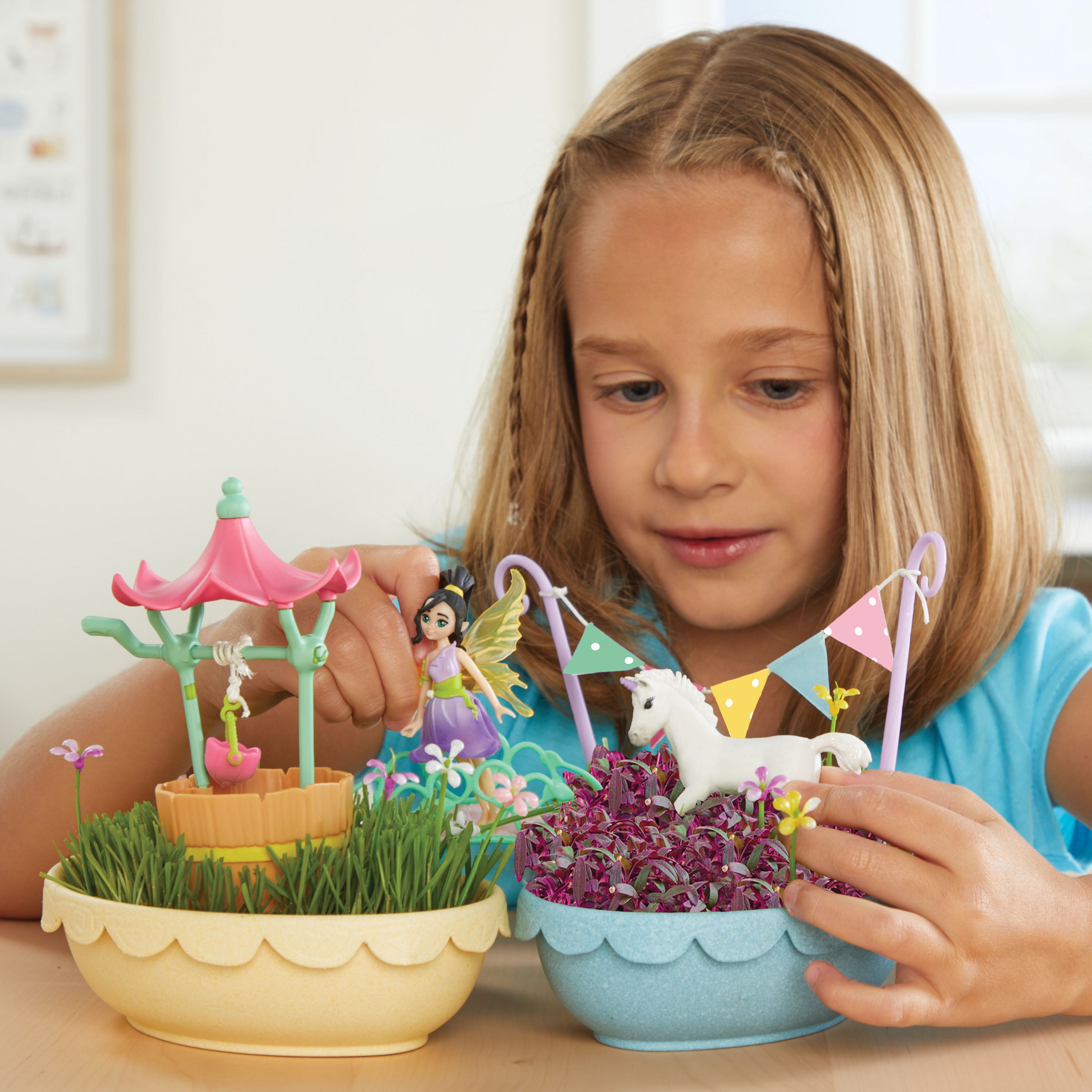 Enchanting Fairy Unicorn Garden Set with Friends for Kids