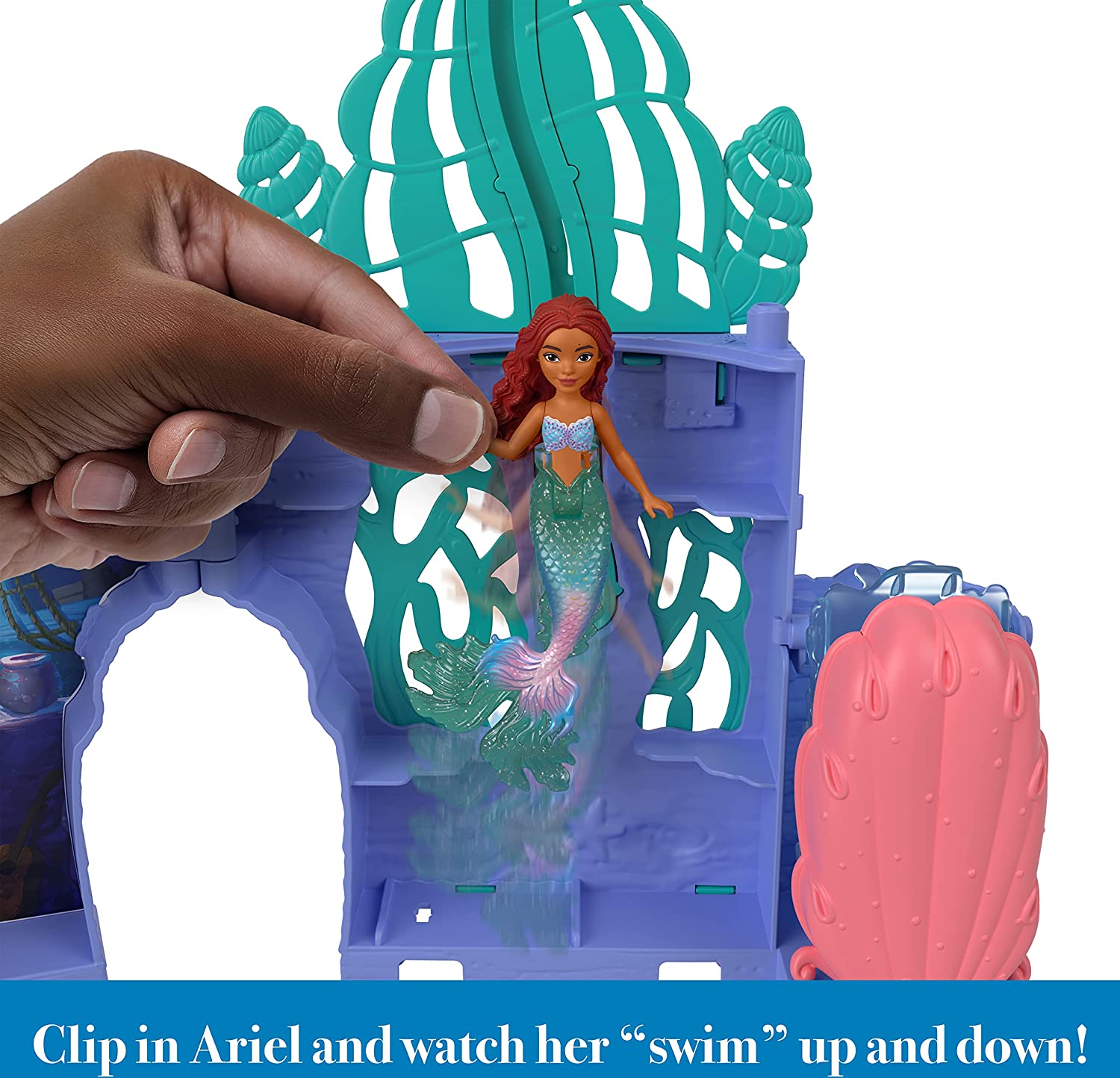 Hot! Disney The Little Mermaid Ariel's Grotto Storytime Stackers Playset for Kids