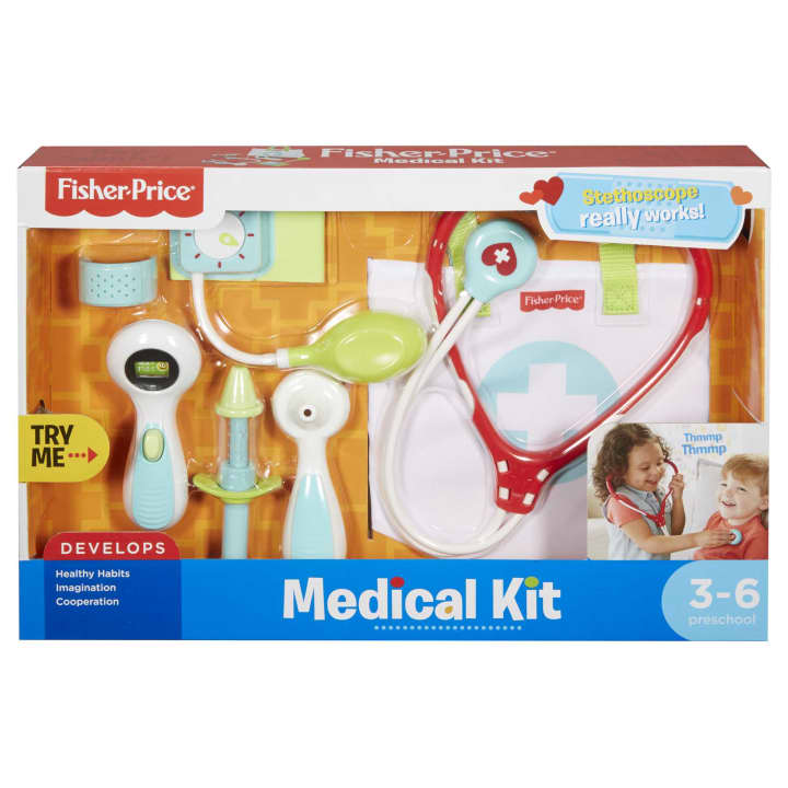 Fisher-Price Interactive Medical Kit Playset for Preschool Fun