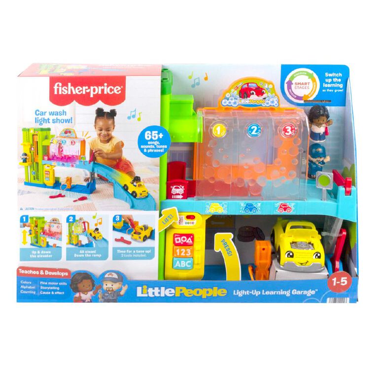 Fisher-Price Little People Light-Up Learning Garage - Ideal for Toddlers
