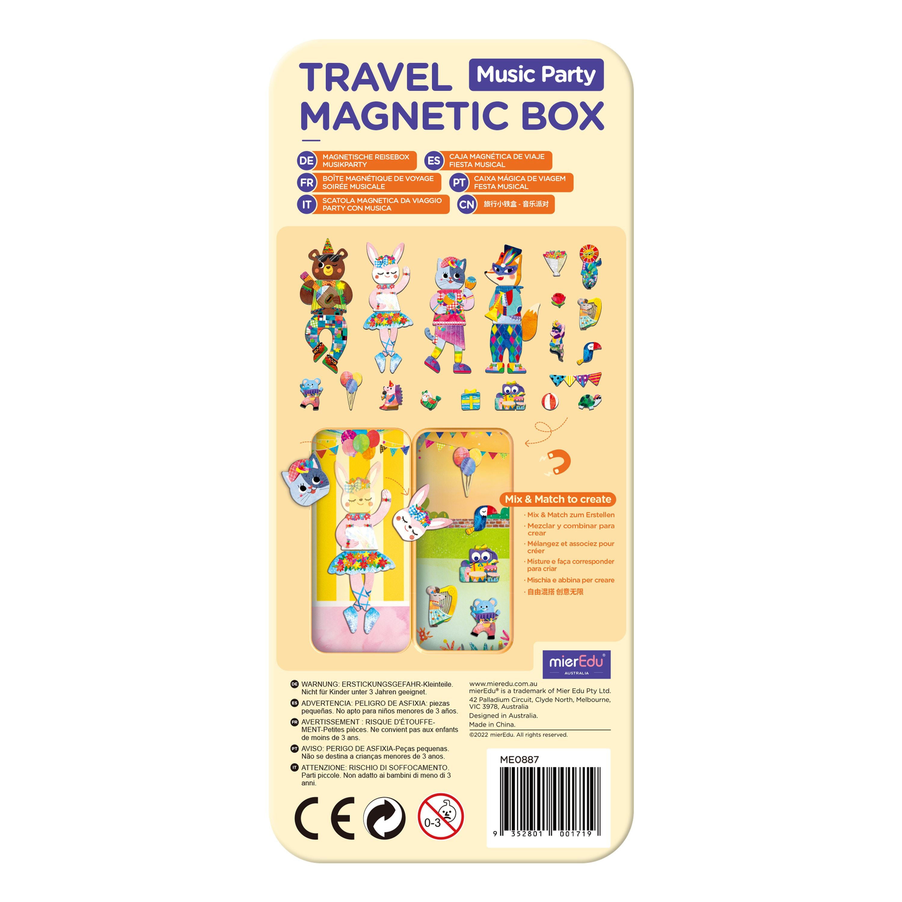 Assorted Styles Travel Magnetic Mix - and - Match Tins
