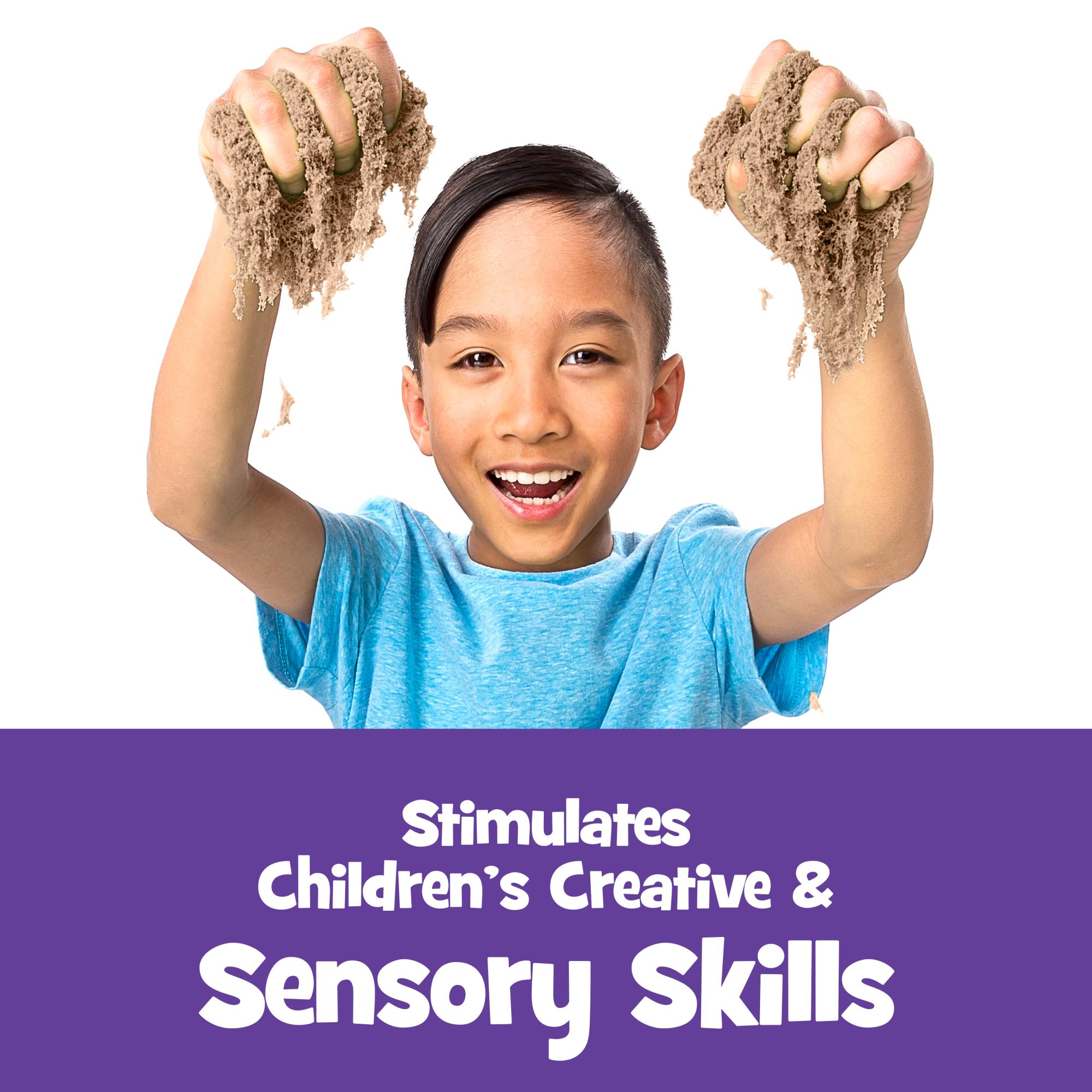 Brown Original Kinetic Sand - Moldable & Fun!
