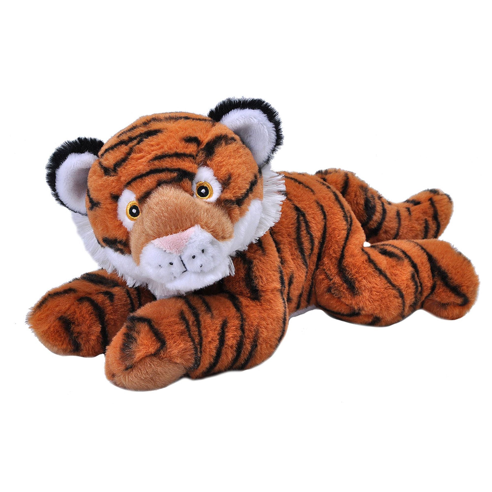 12-Inch Wild Republic Ecokins Plush Tiger - Eco-Friendly and Adorable