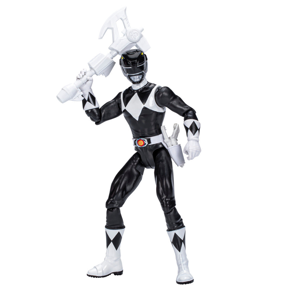 6-Inch Power Rangers Mighty Morphin Black Ranger Collectible Action Figure